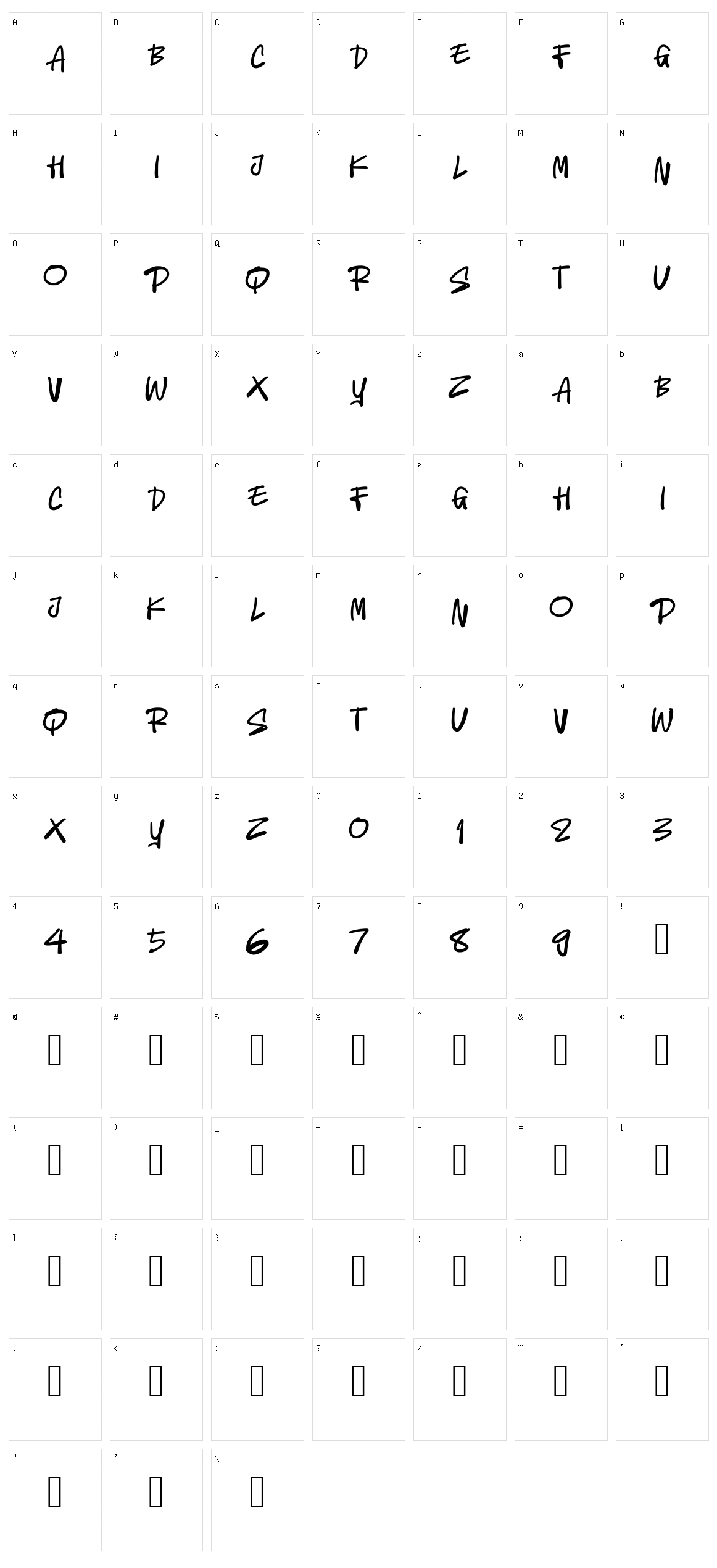 Hugest Character Set
