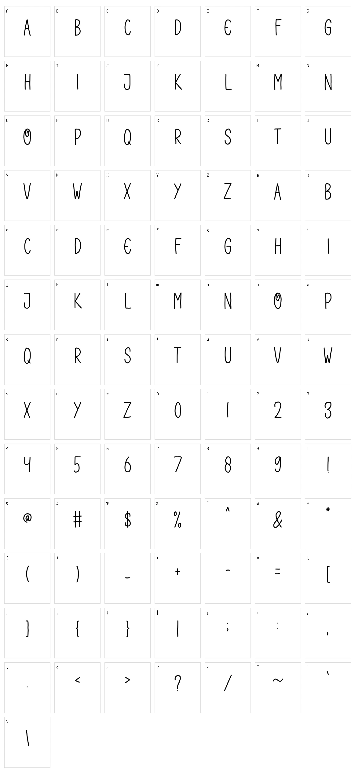 Hocus Pocus Character Set