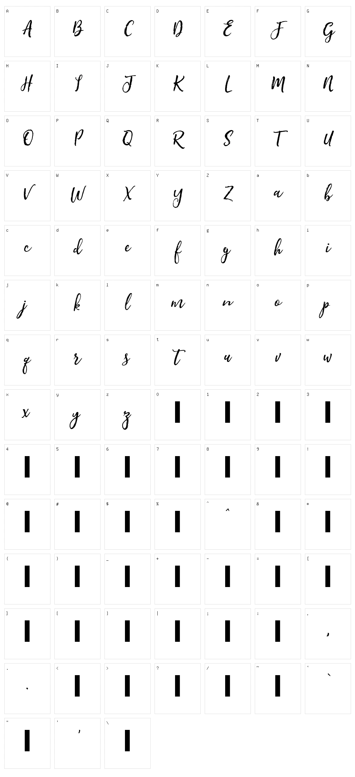 Jane Austin Character Set