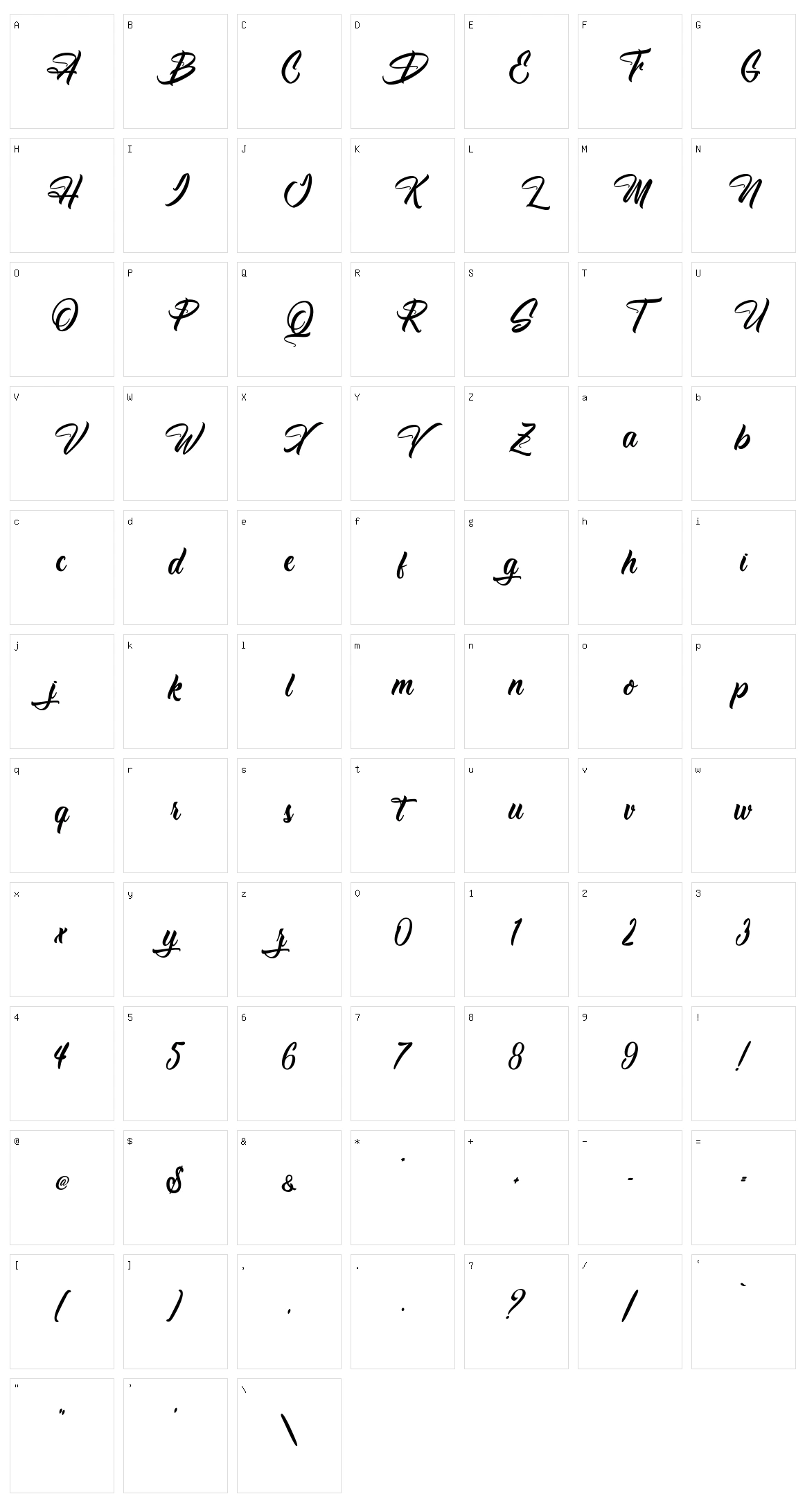 High Destiny Character Set