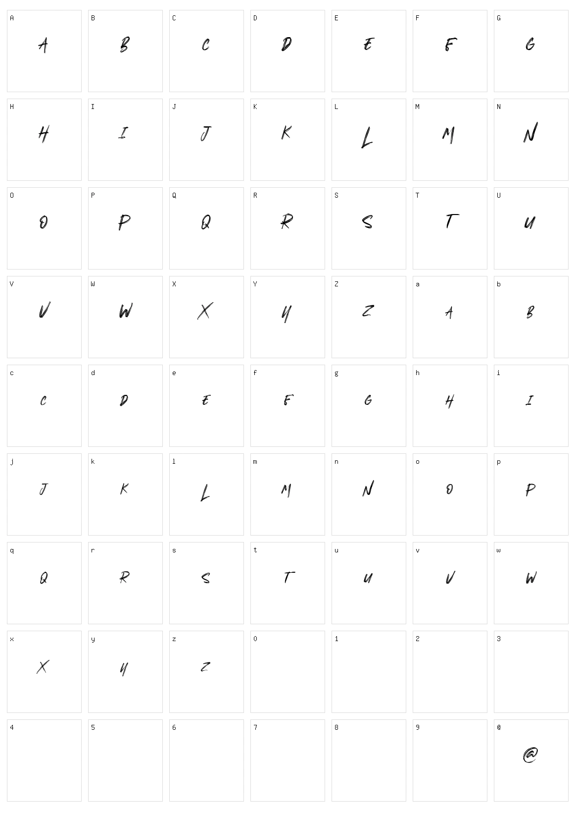 Better Rolling Character Set