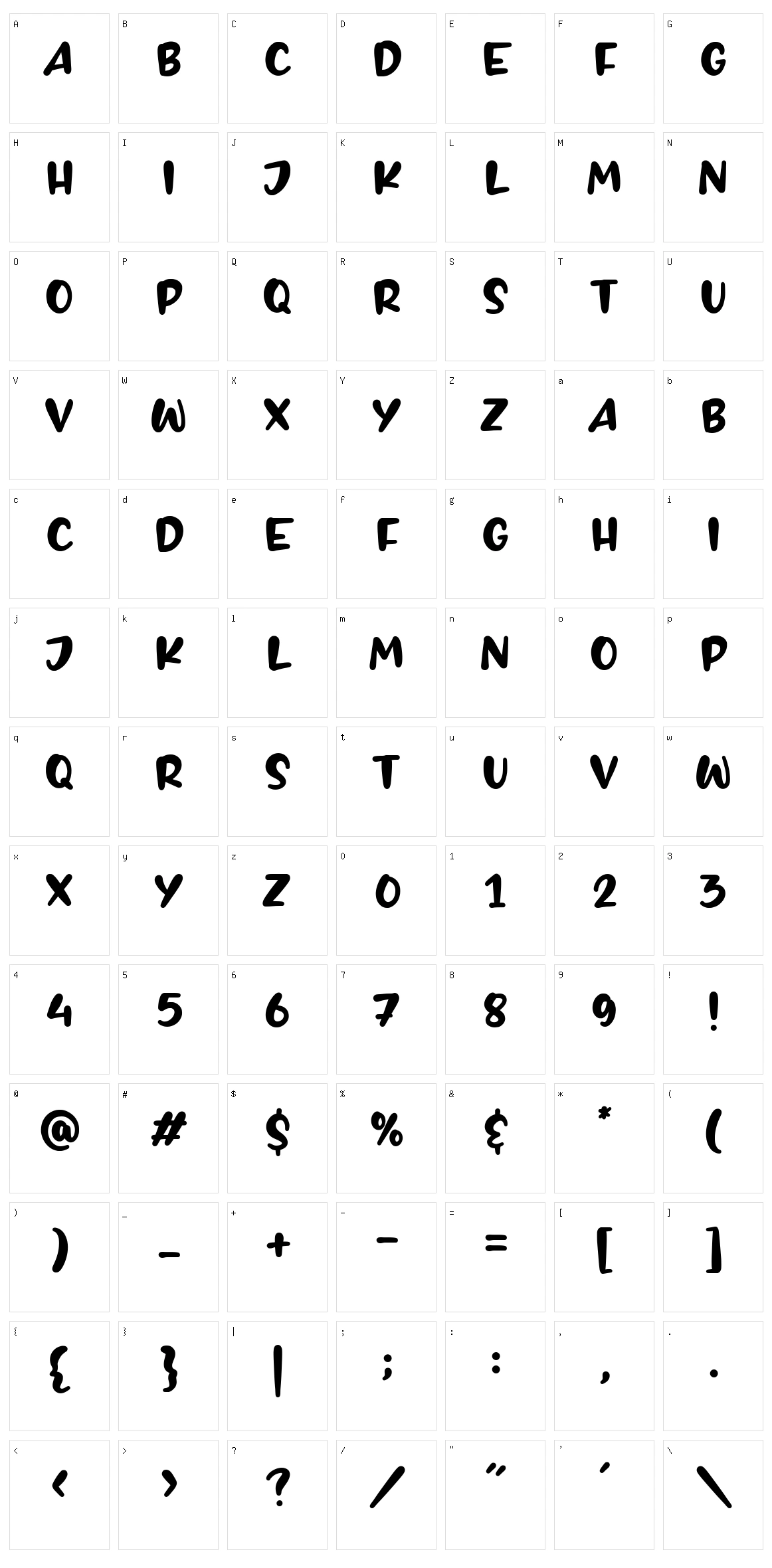 Brownie Buster Character Set