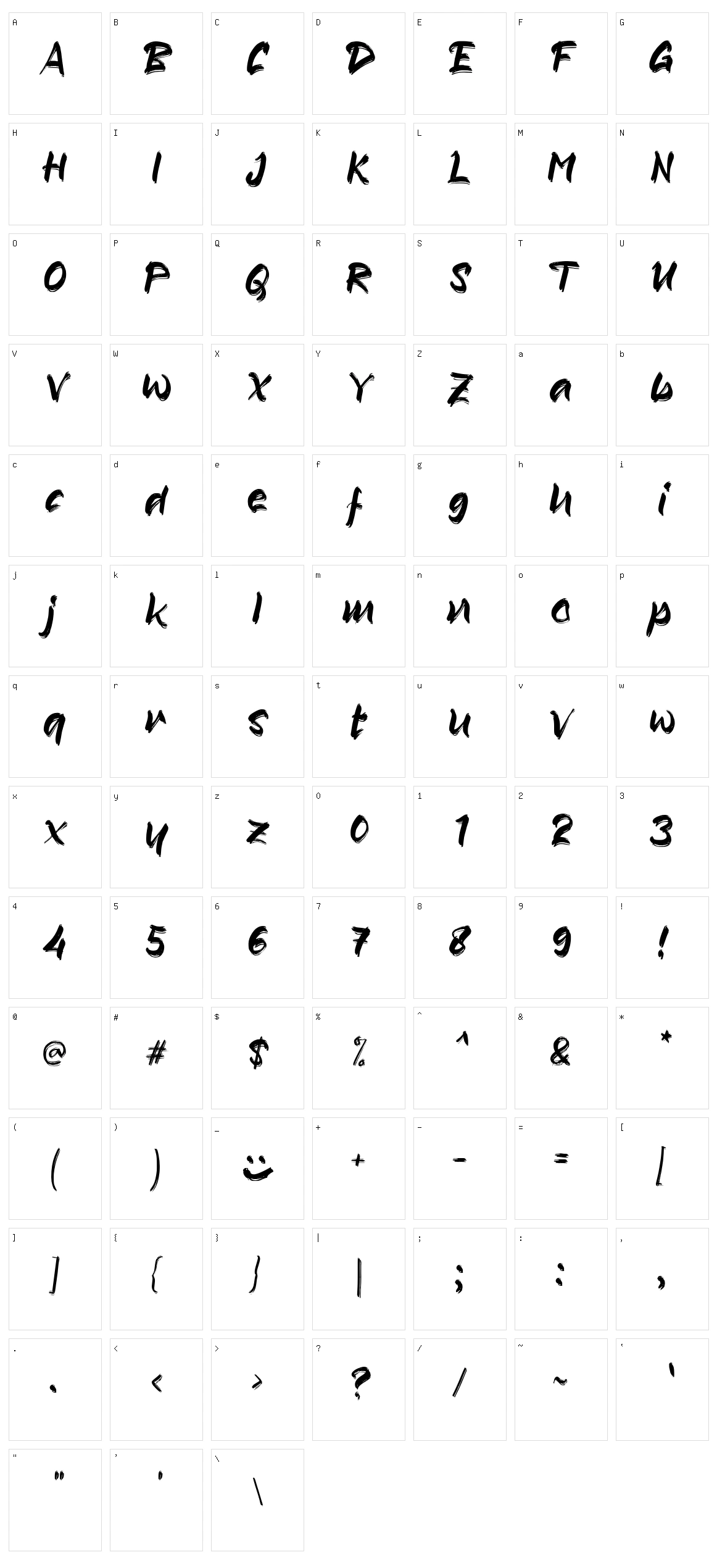 a Always Smile Character Set