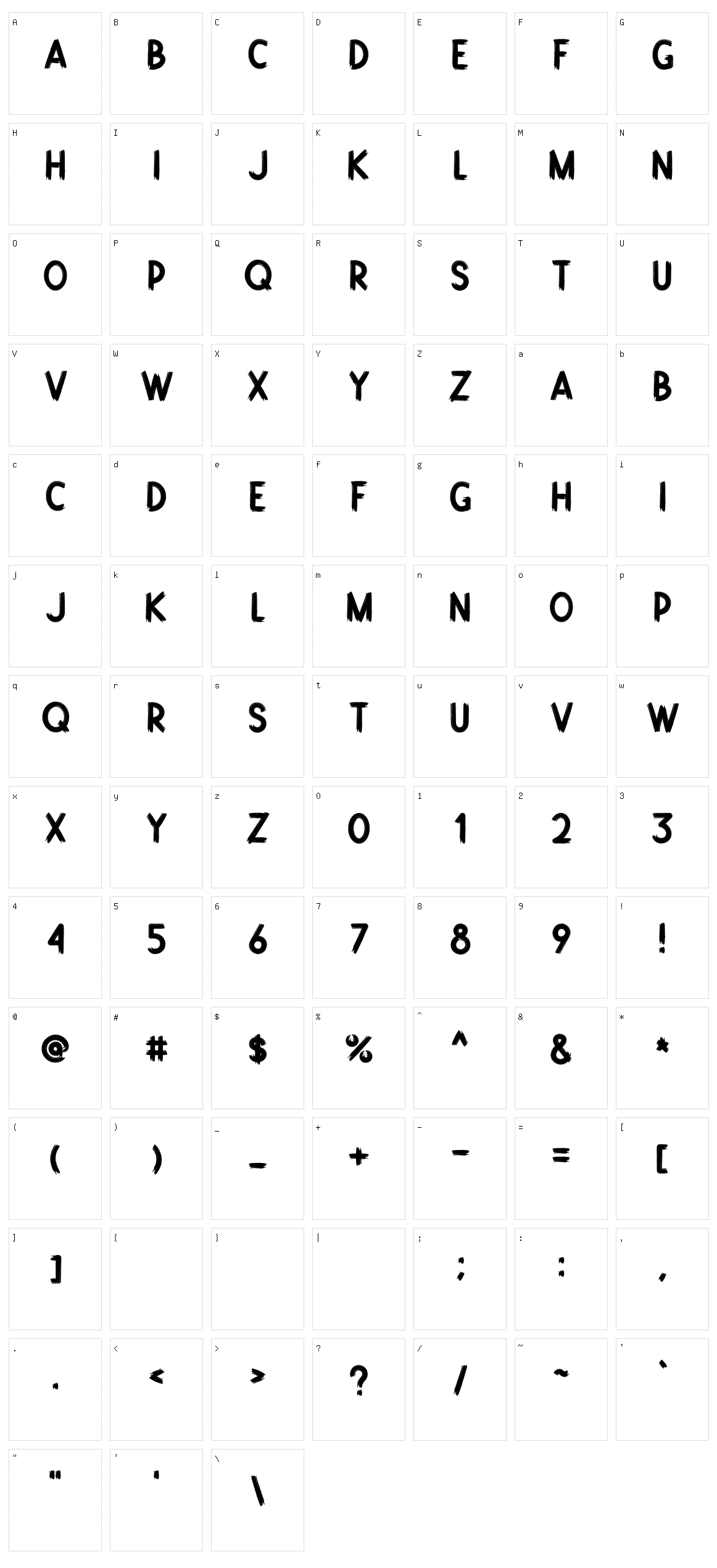 Jason Brush Character Set