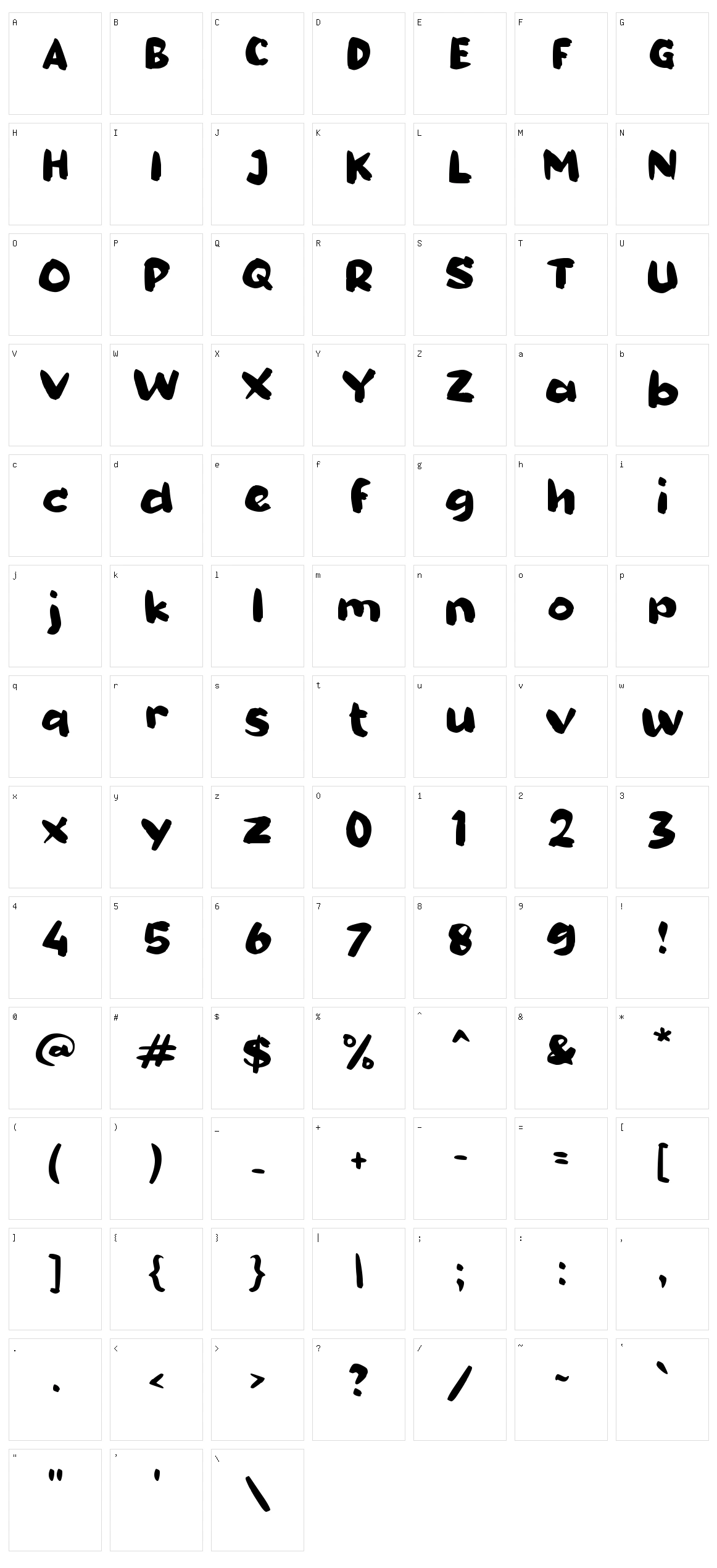 f Floren Character Set