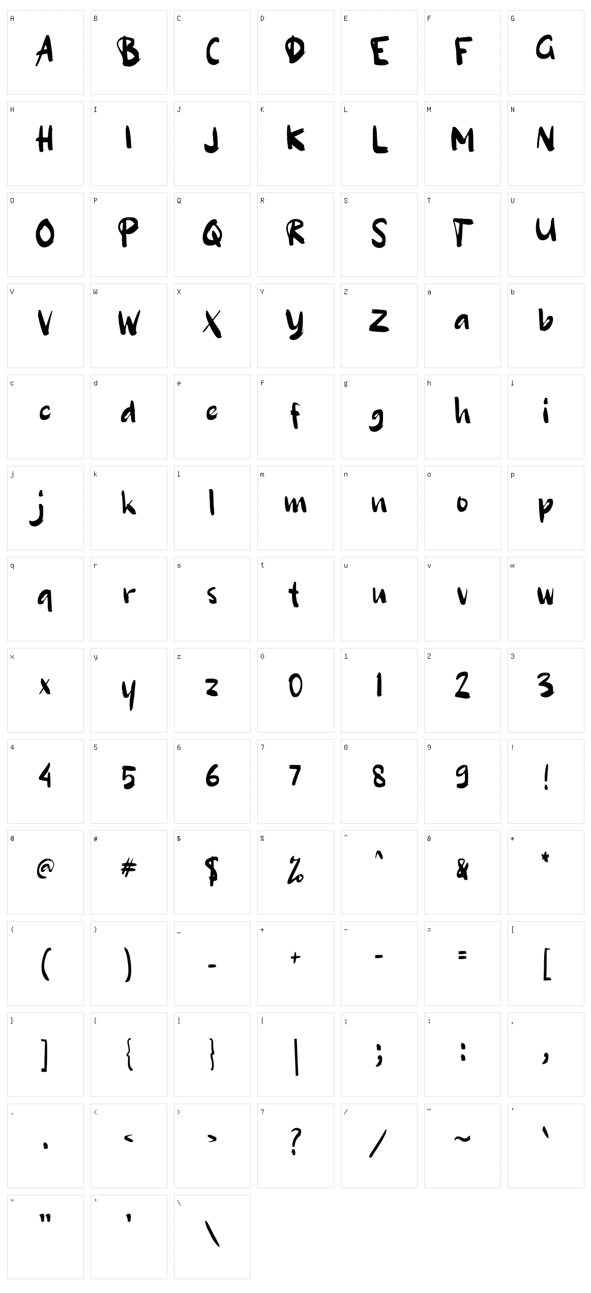 Agen Giveaway Character Set