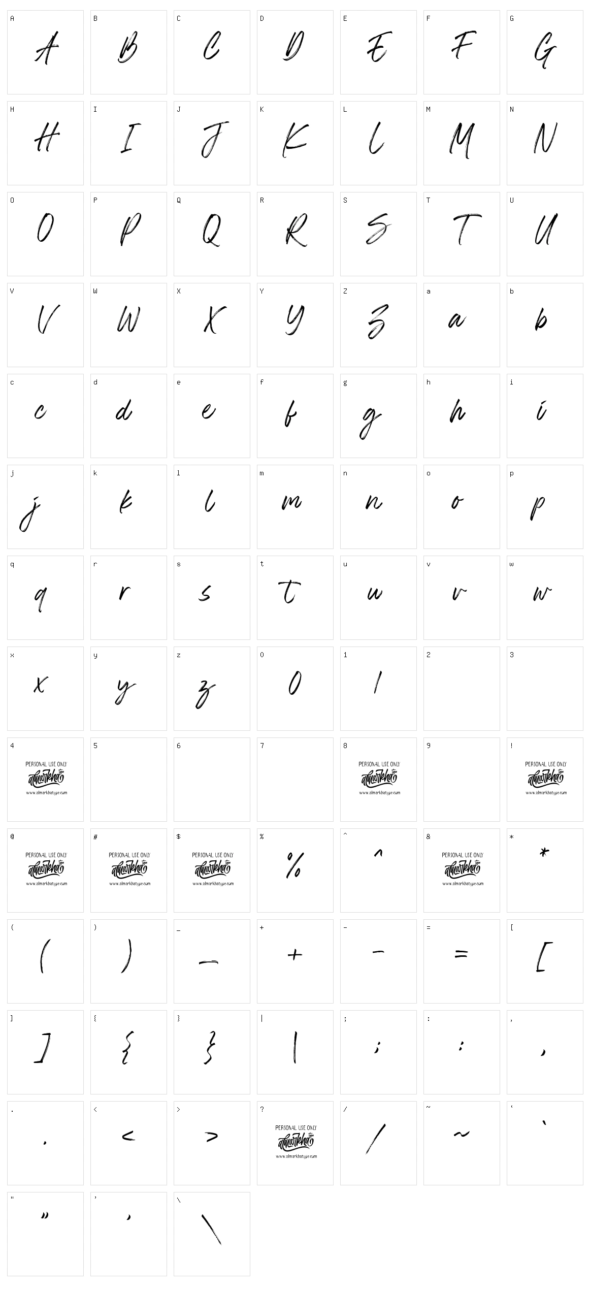 The Roletta Character Set