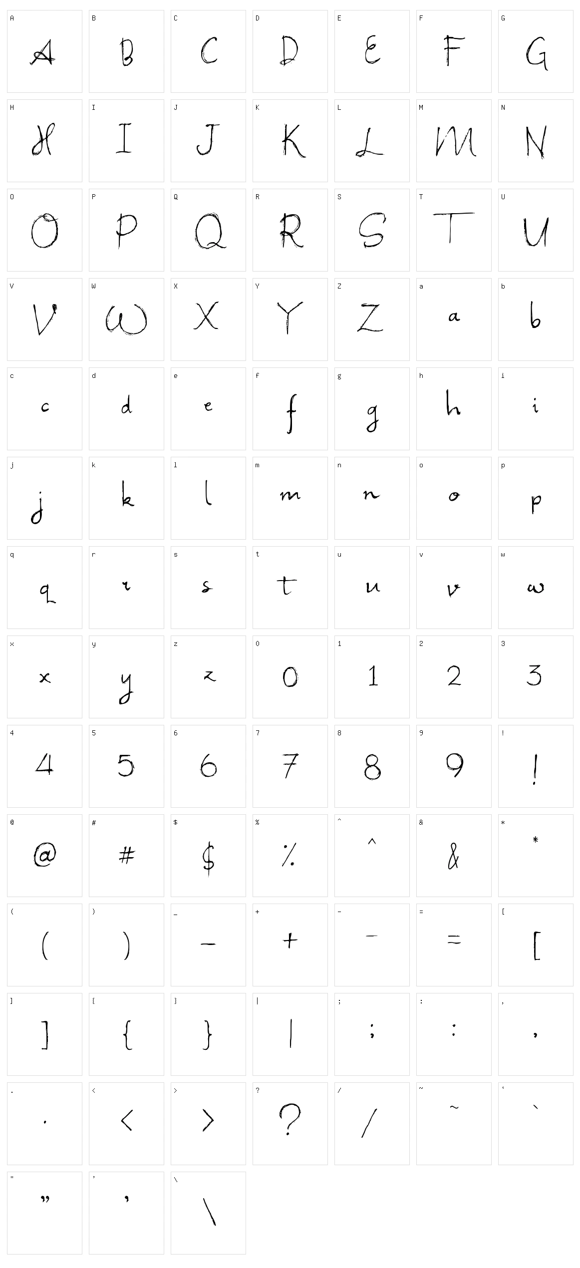 Hey Pencil Character Set