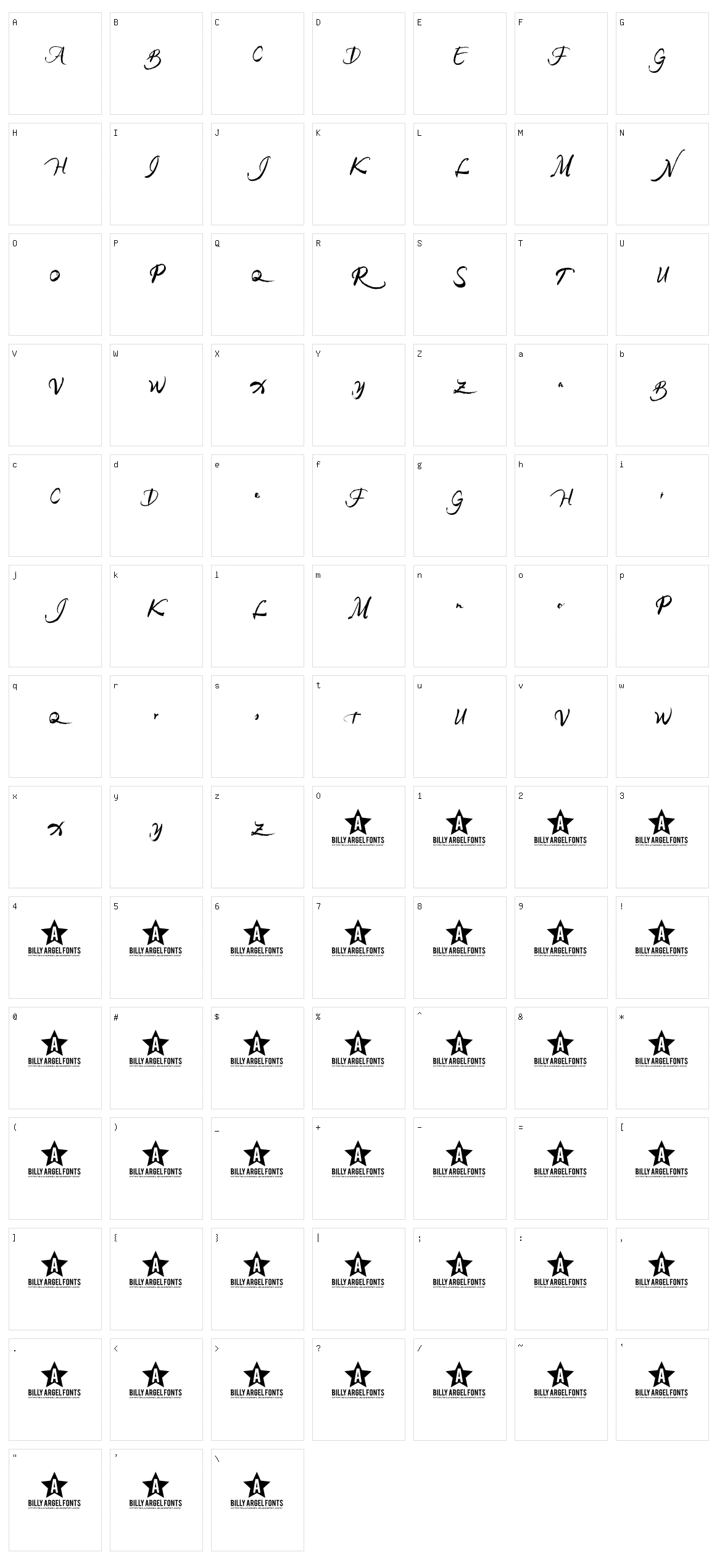 Rainforest Character Set