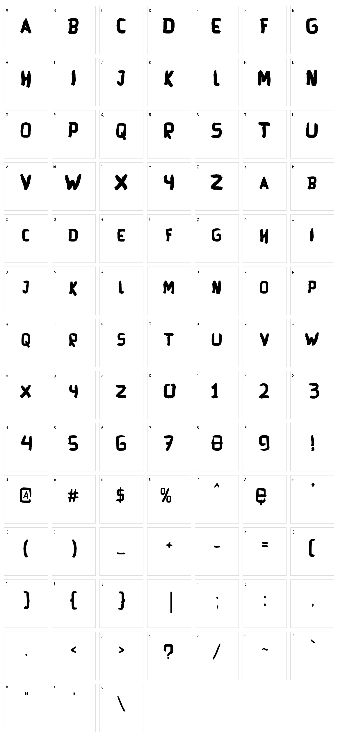 Explore Character Set