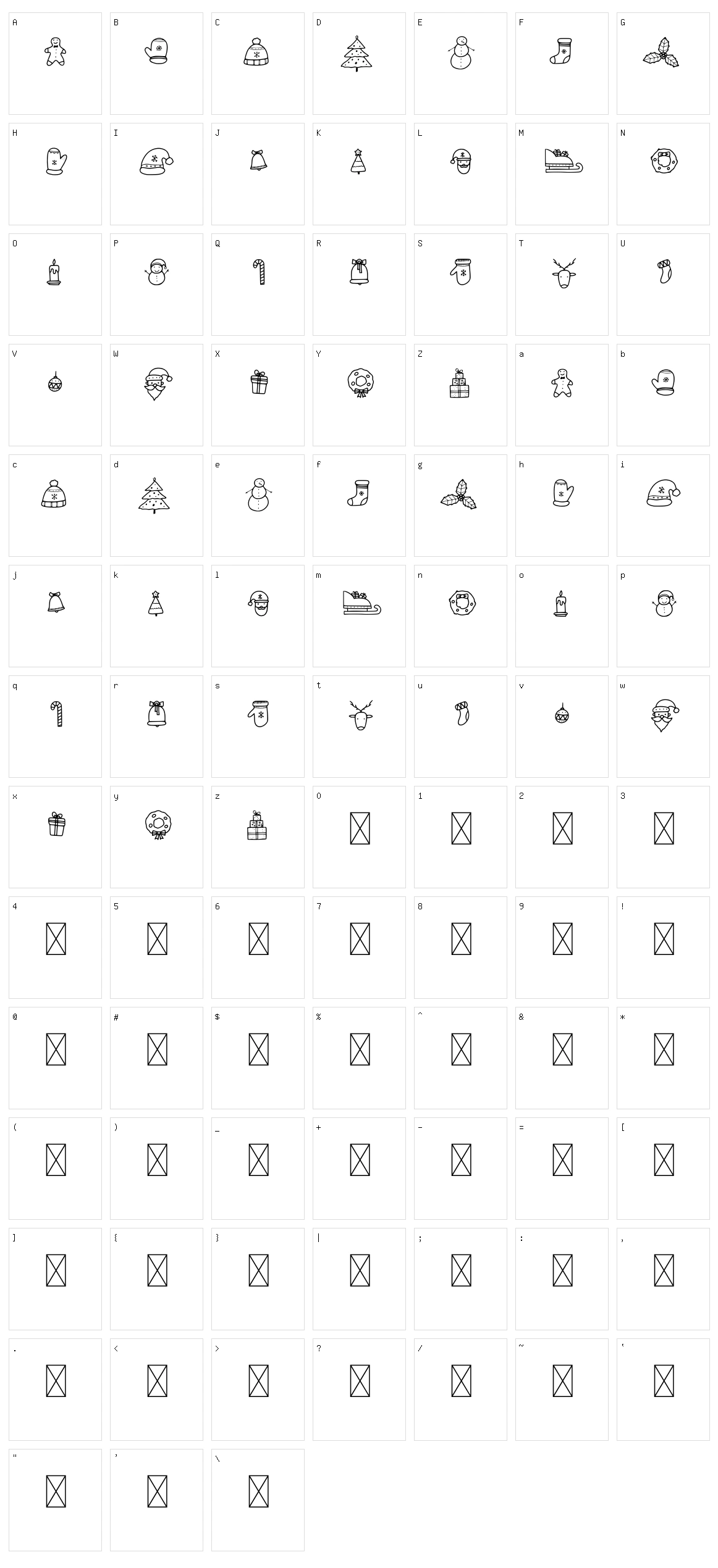 Chrisdood Character Set