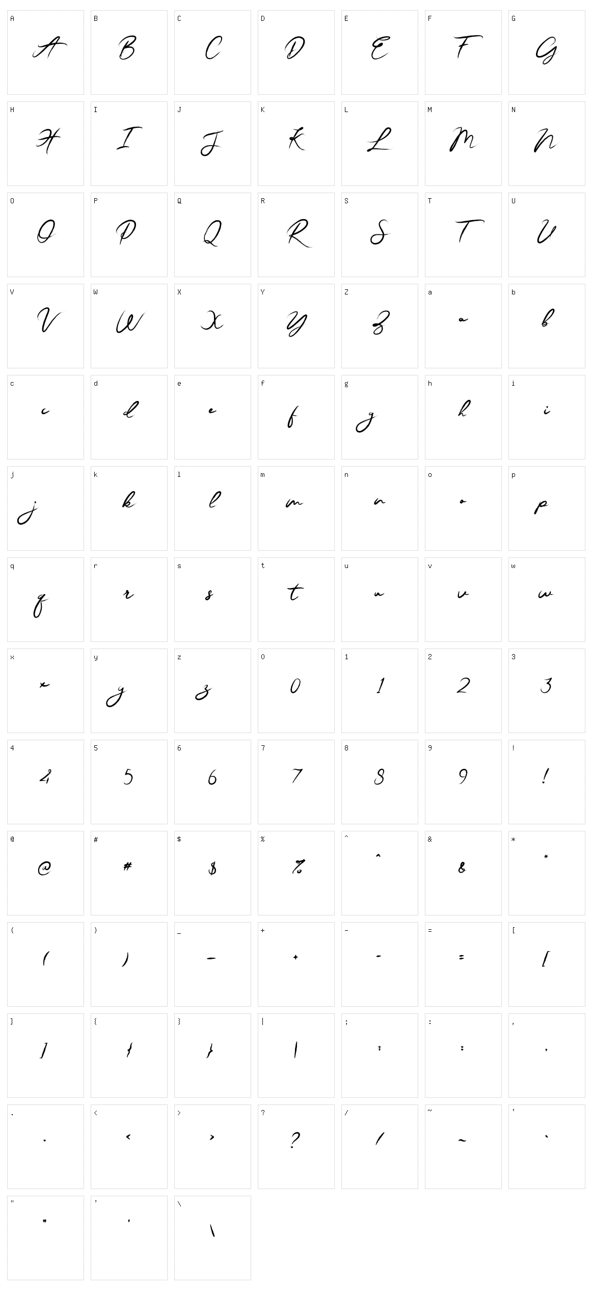 Jester Brush Character Set