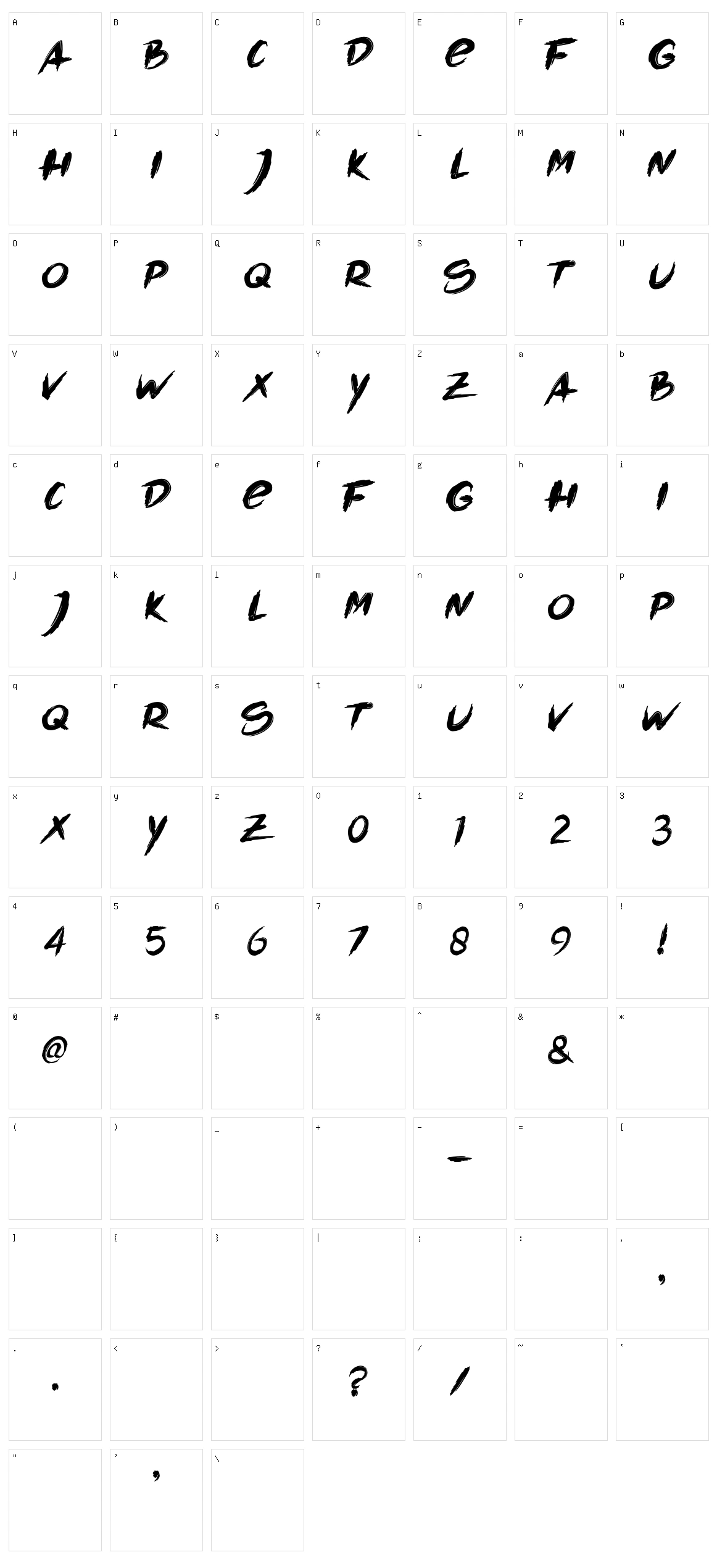 The Bronkids Character Set