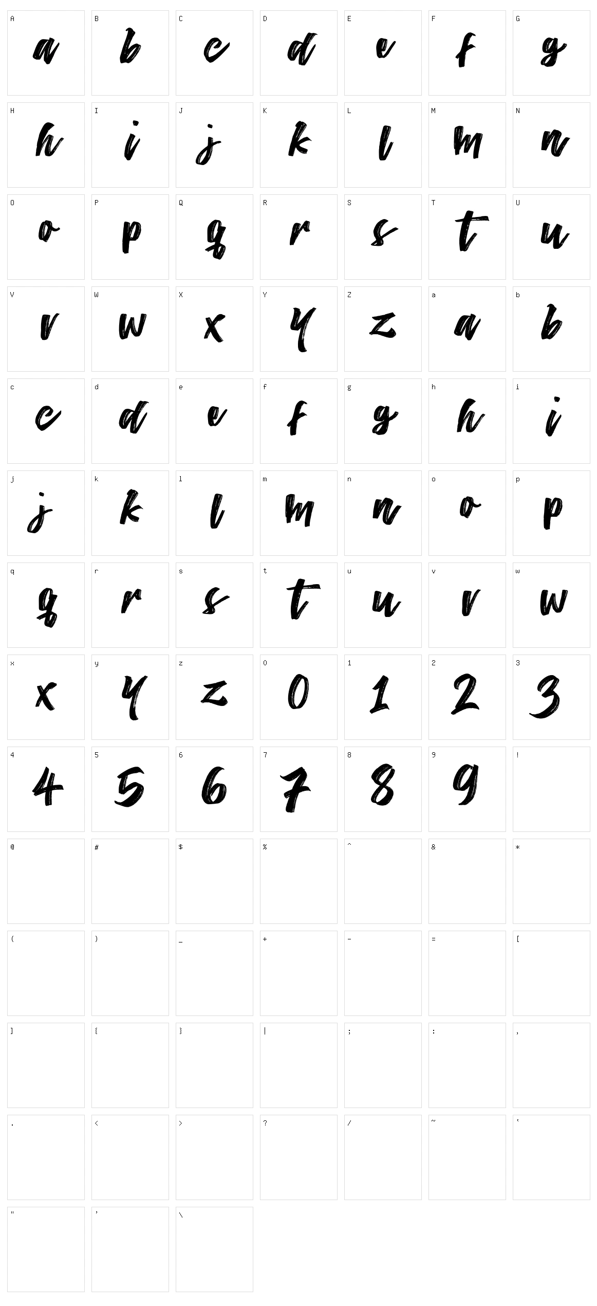 The Conquer Character Set