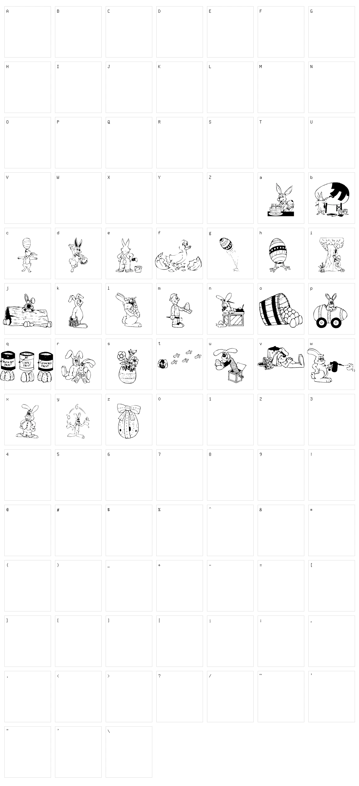 DT Hip Hop Character Set