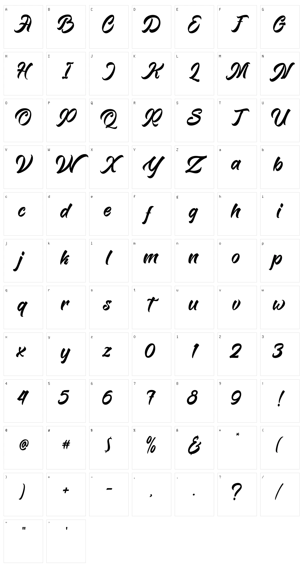 Humanely Character Set