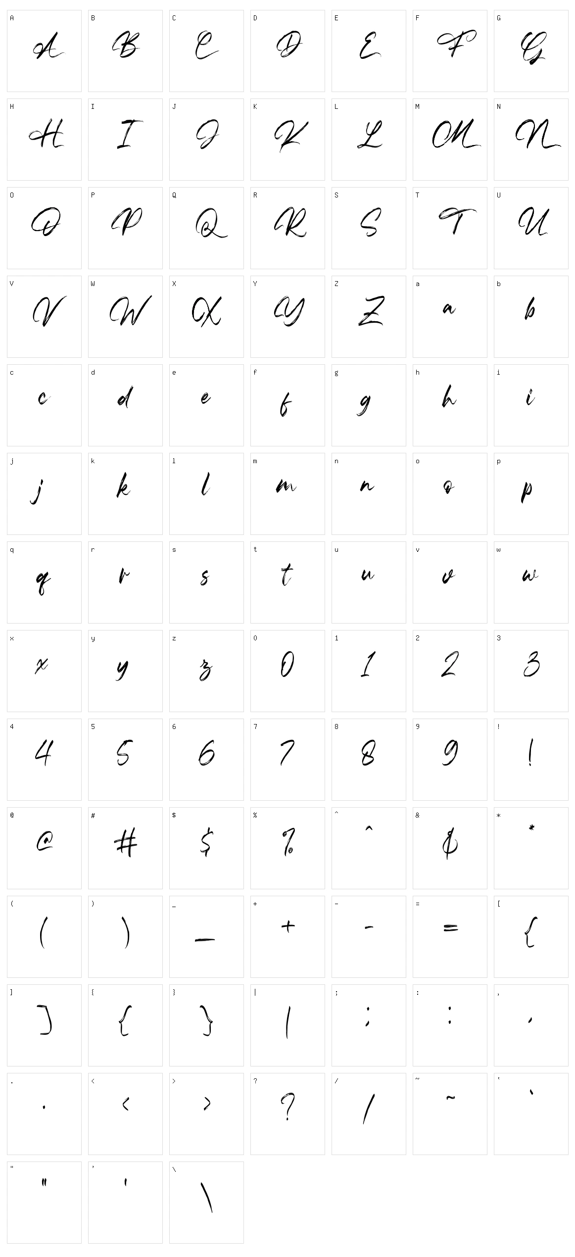 The Frankline Character Set