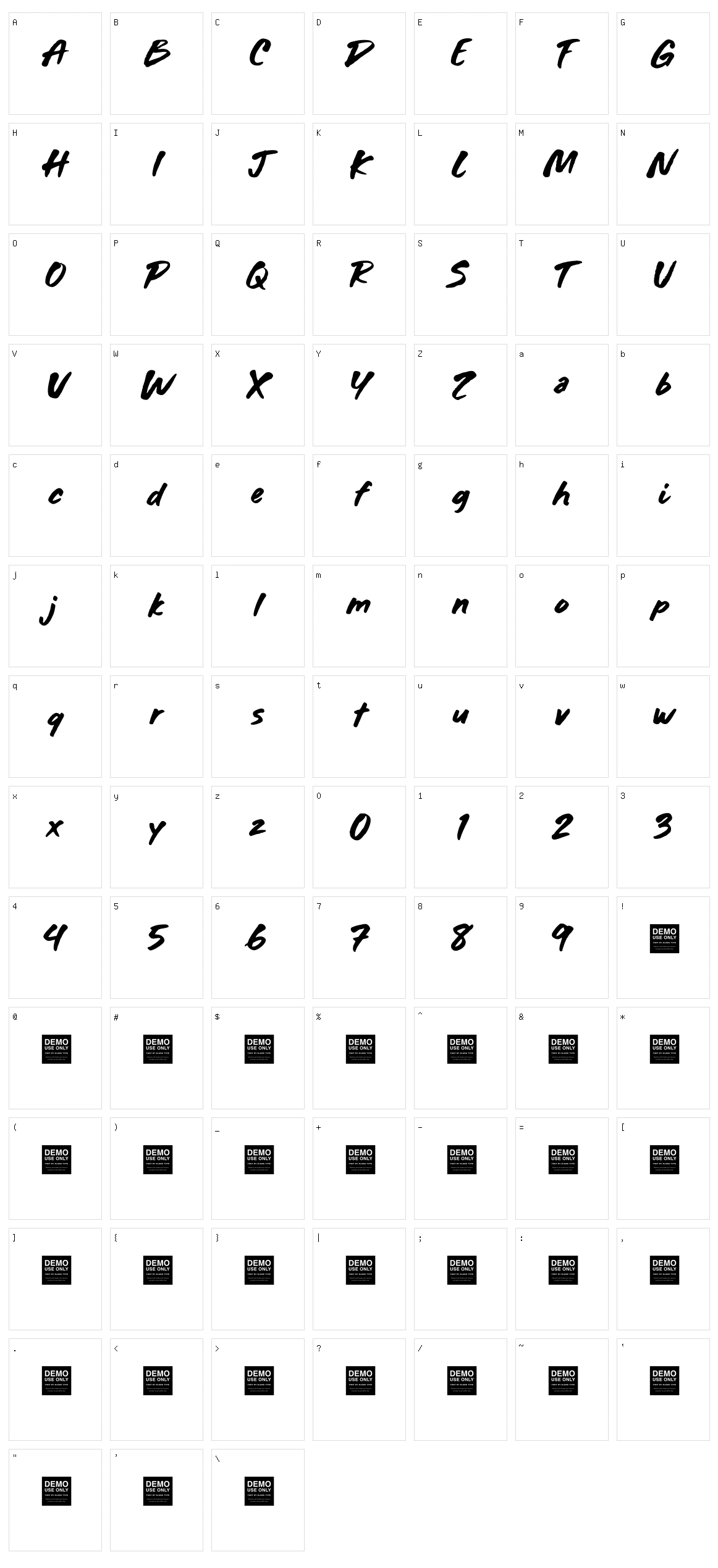 Cool Vibes Character Set
