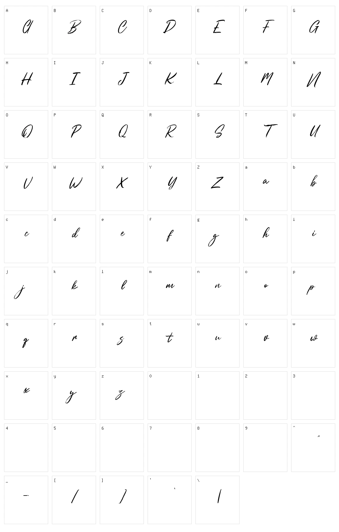 Shortwaves Character Set