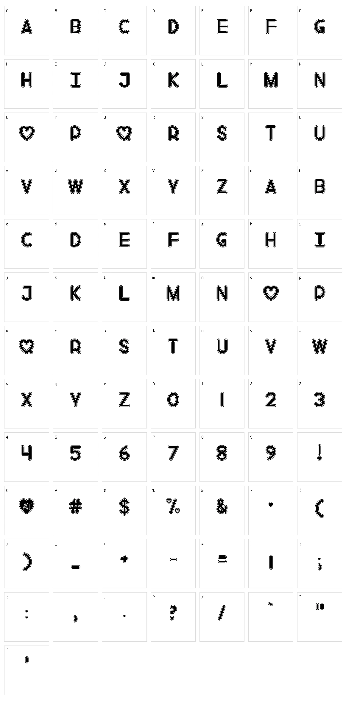 Mf Love Song Character Set
