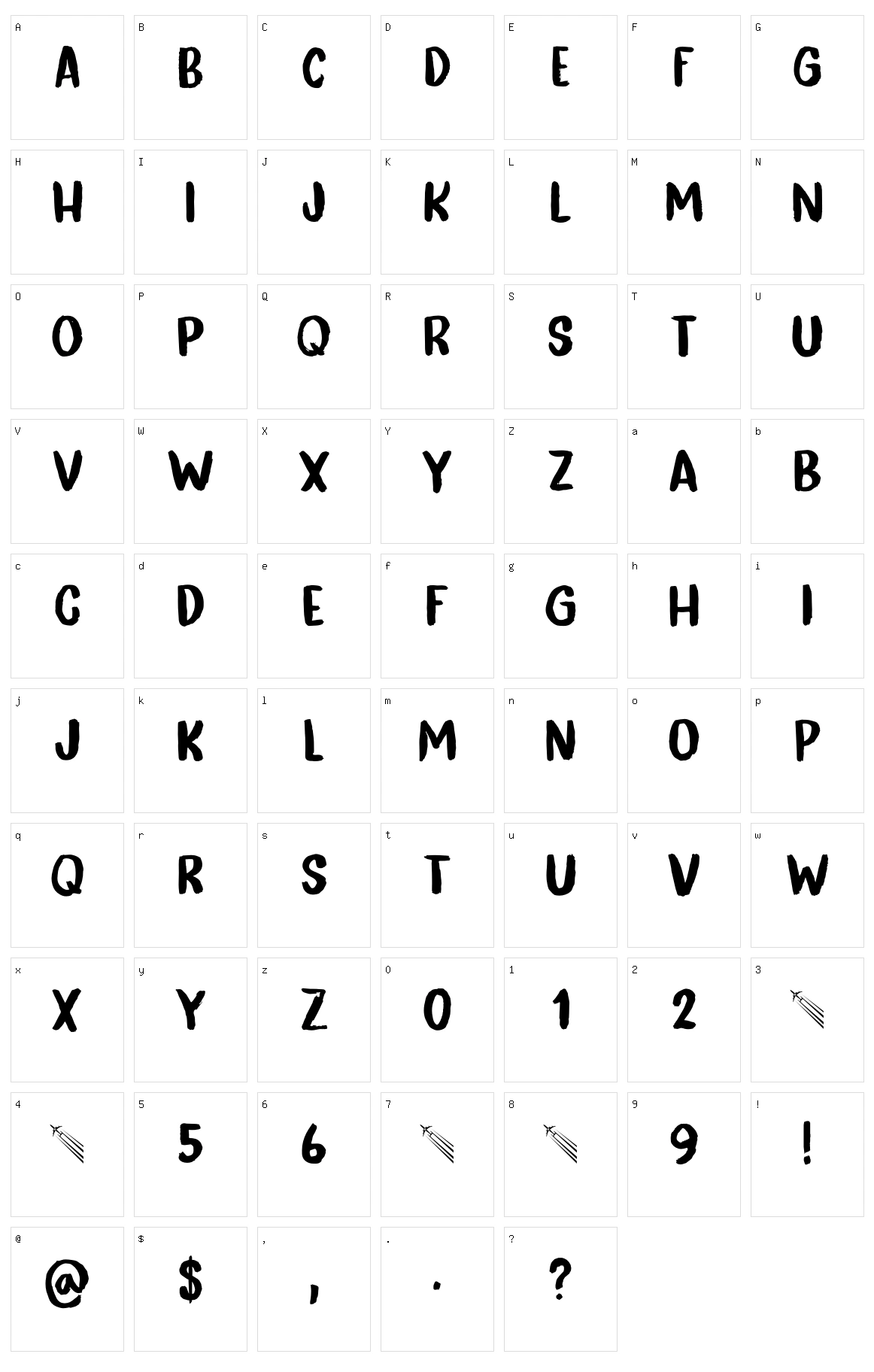 All Is Quiet Character Set