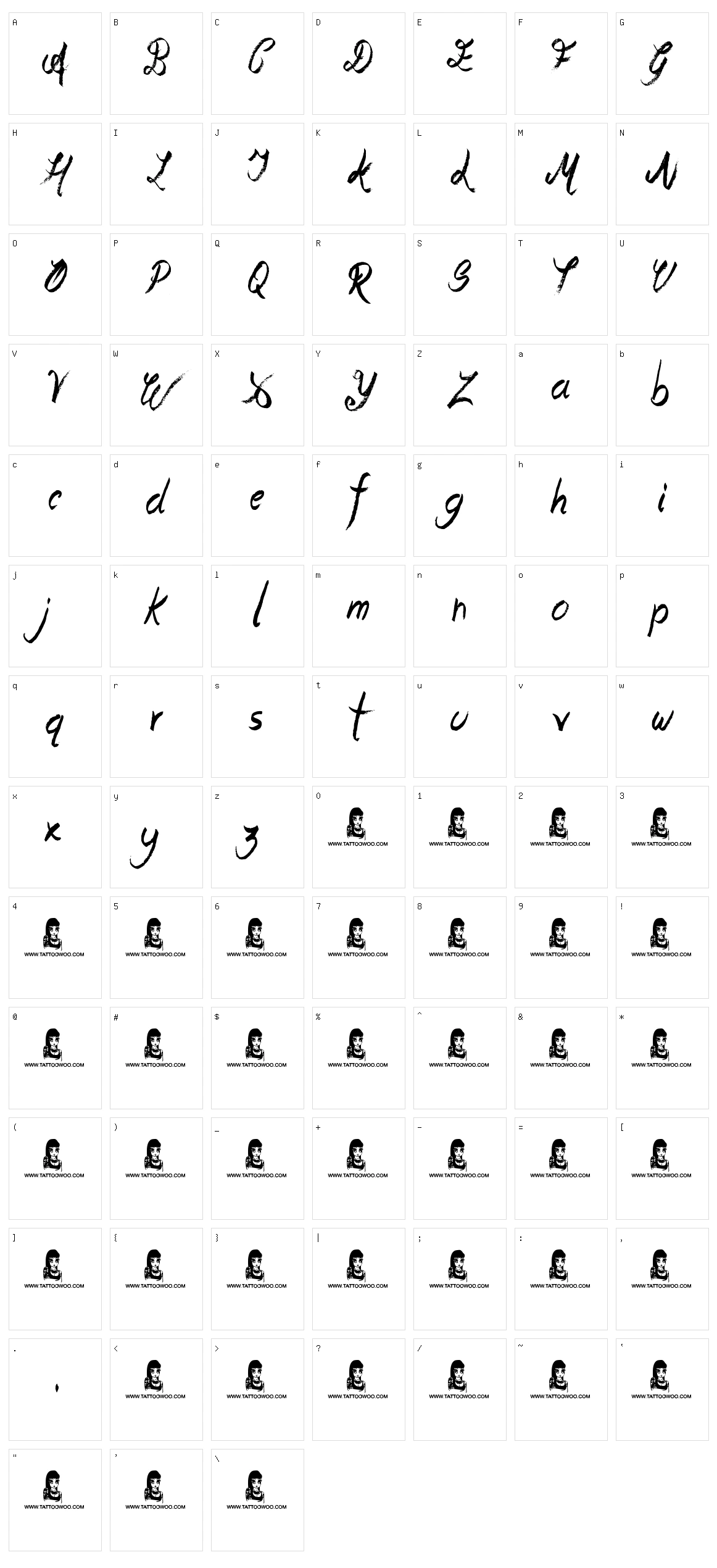 Oliver Richards Character Set