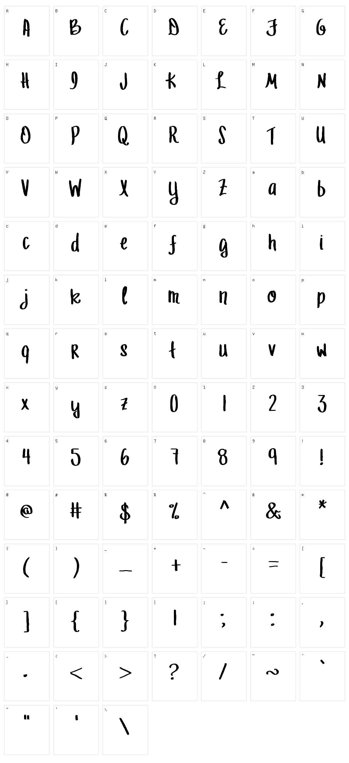 MRF Let Freedom Ring Character Set