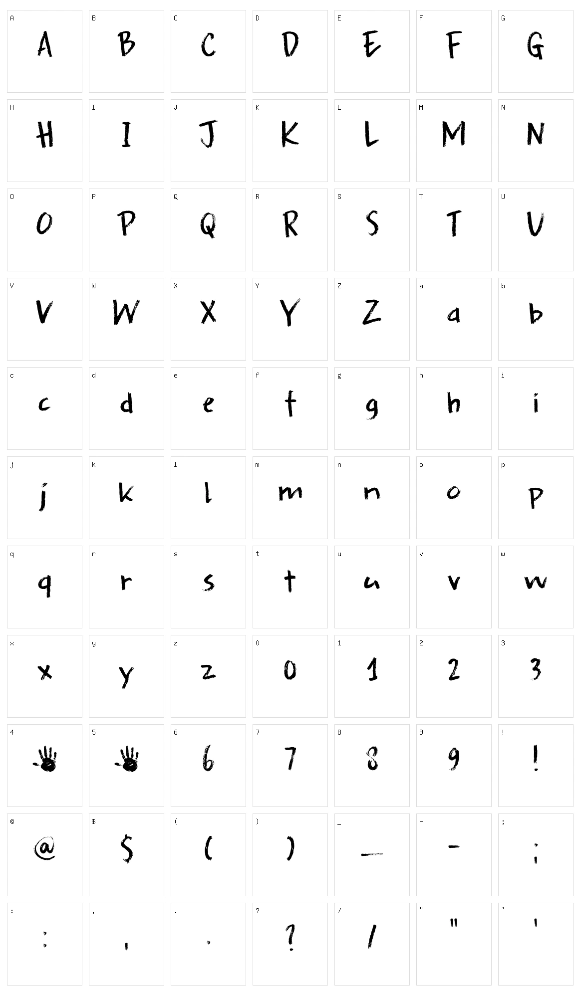 DK Splinterhand Character Set