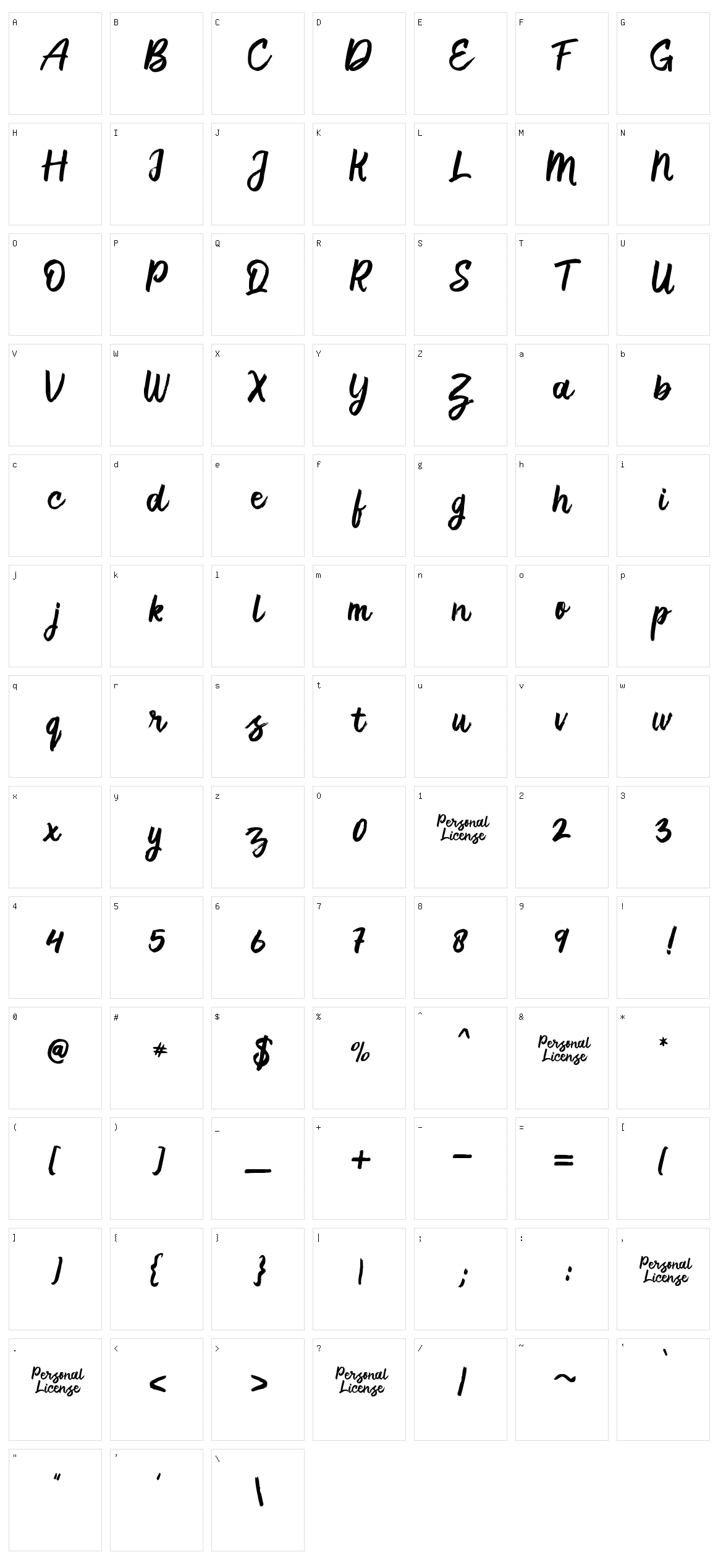Rough Sketch Character Set