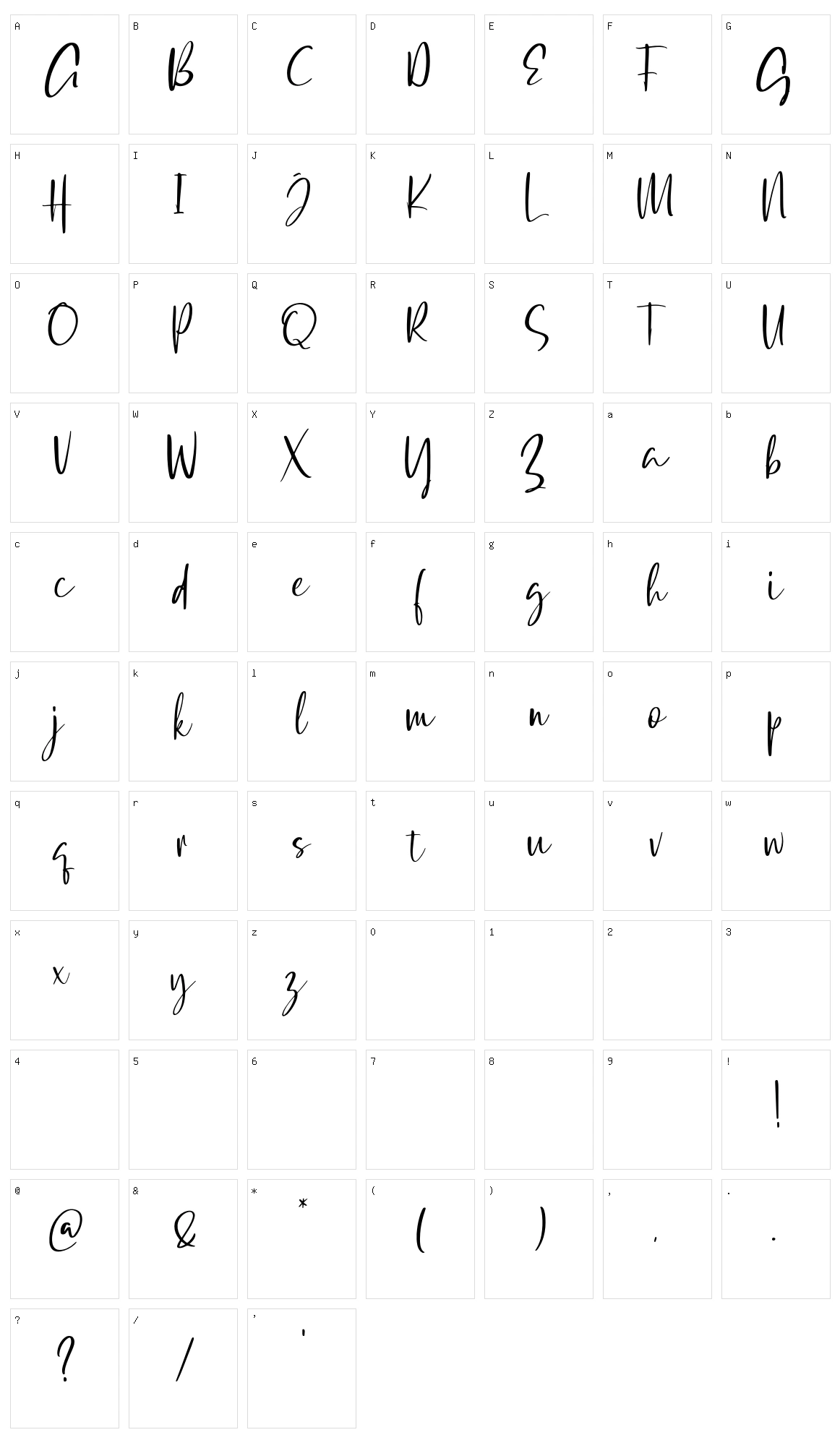 Qatar Capital Character Set