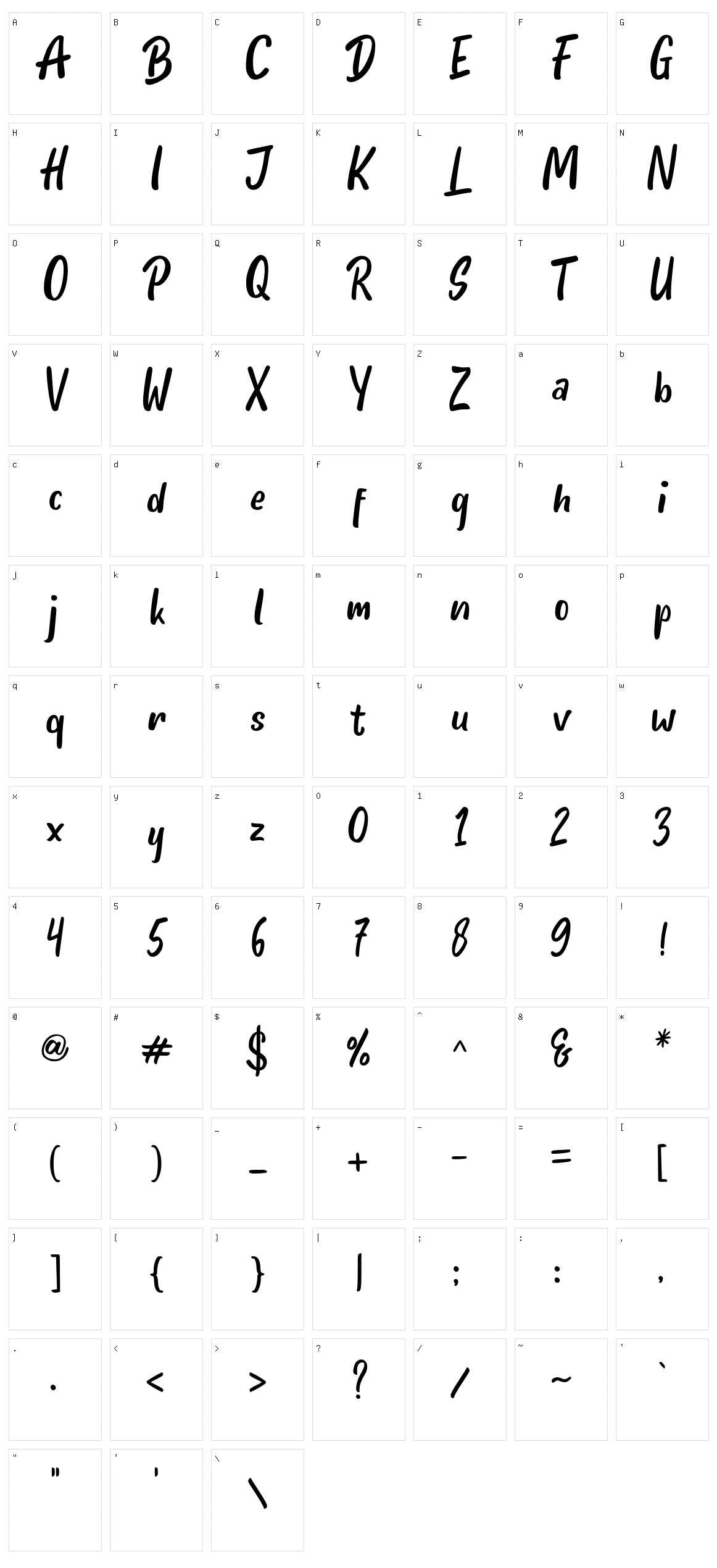 Hello Teman Character Set