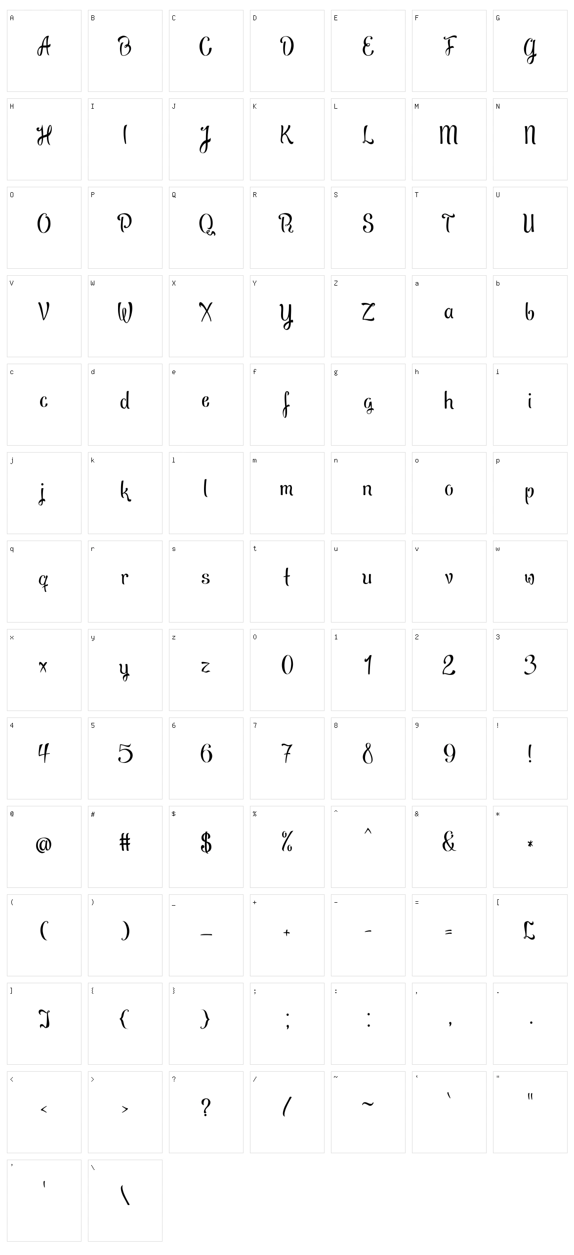 Brush Off Character Set