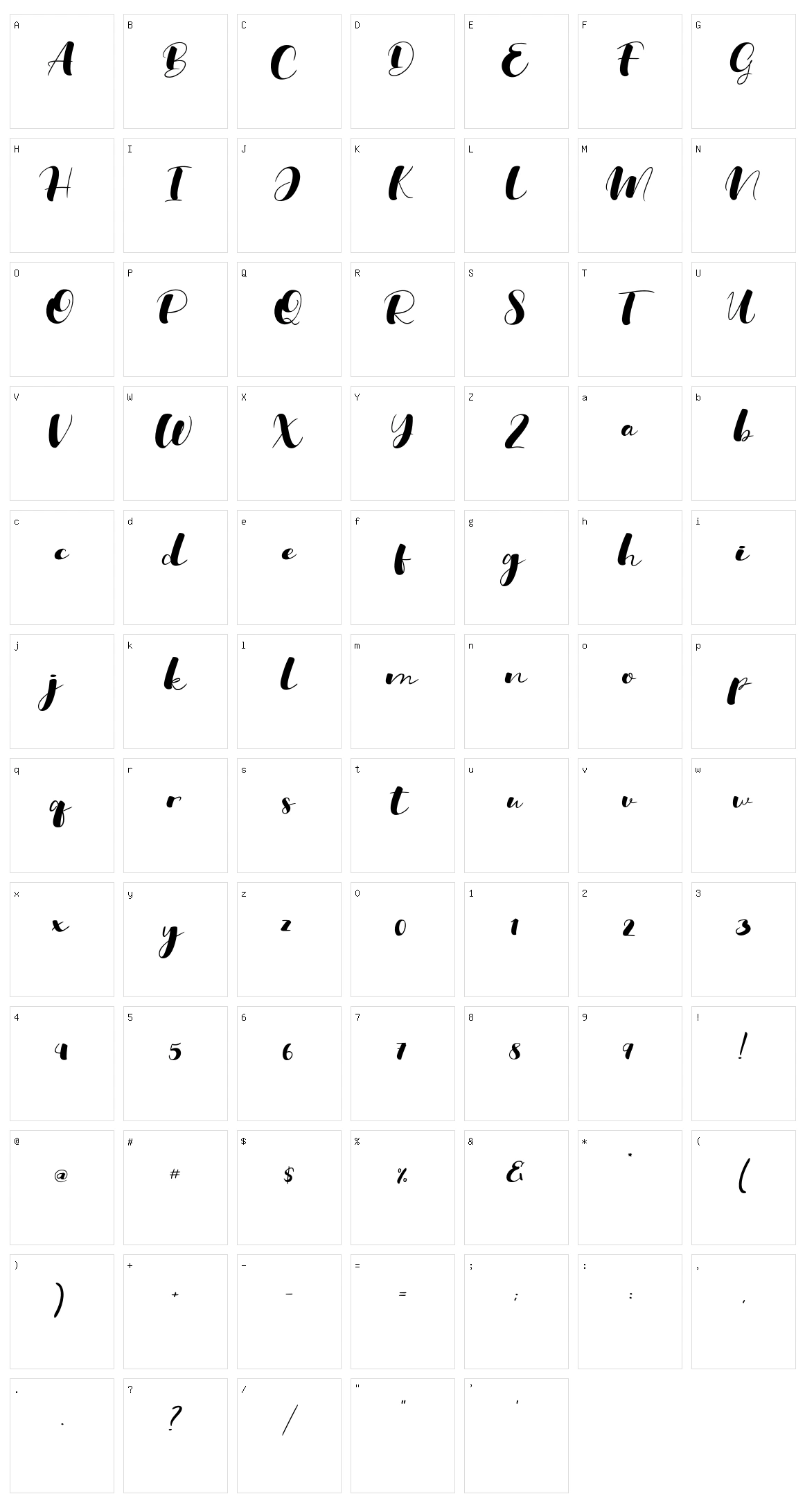 Ohio Character Set