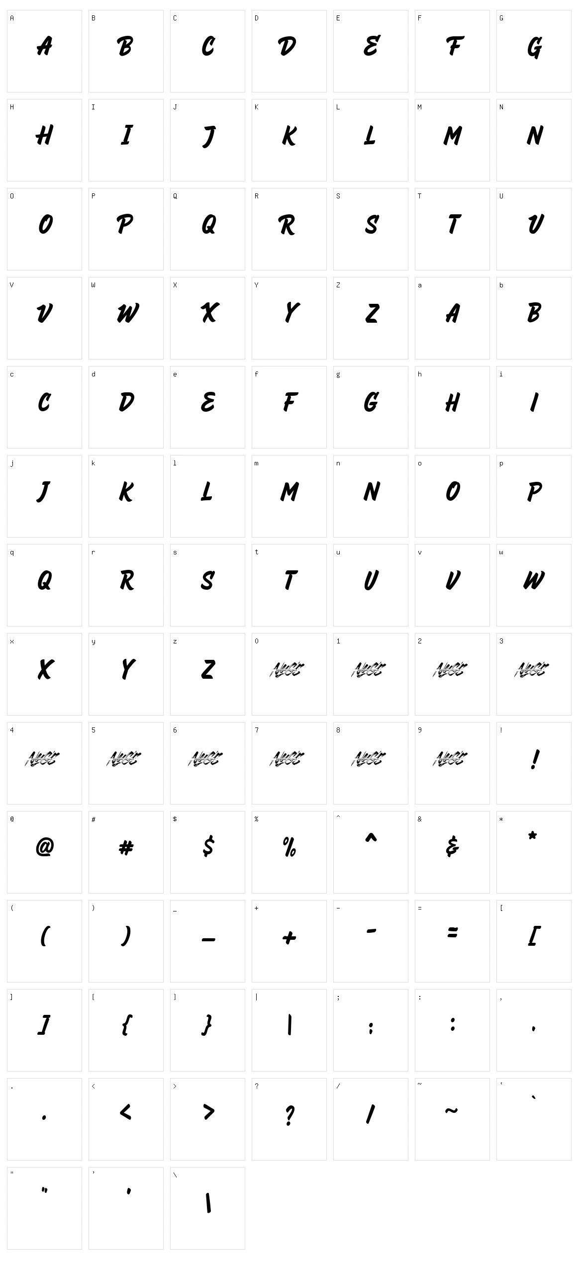 Hey Brights Character Set