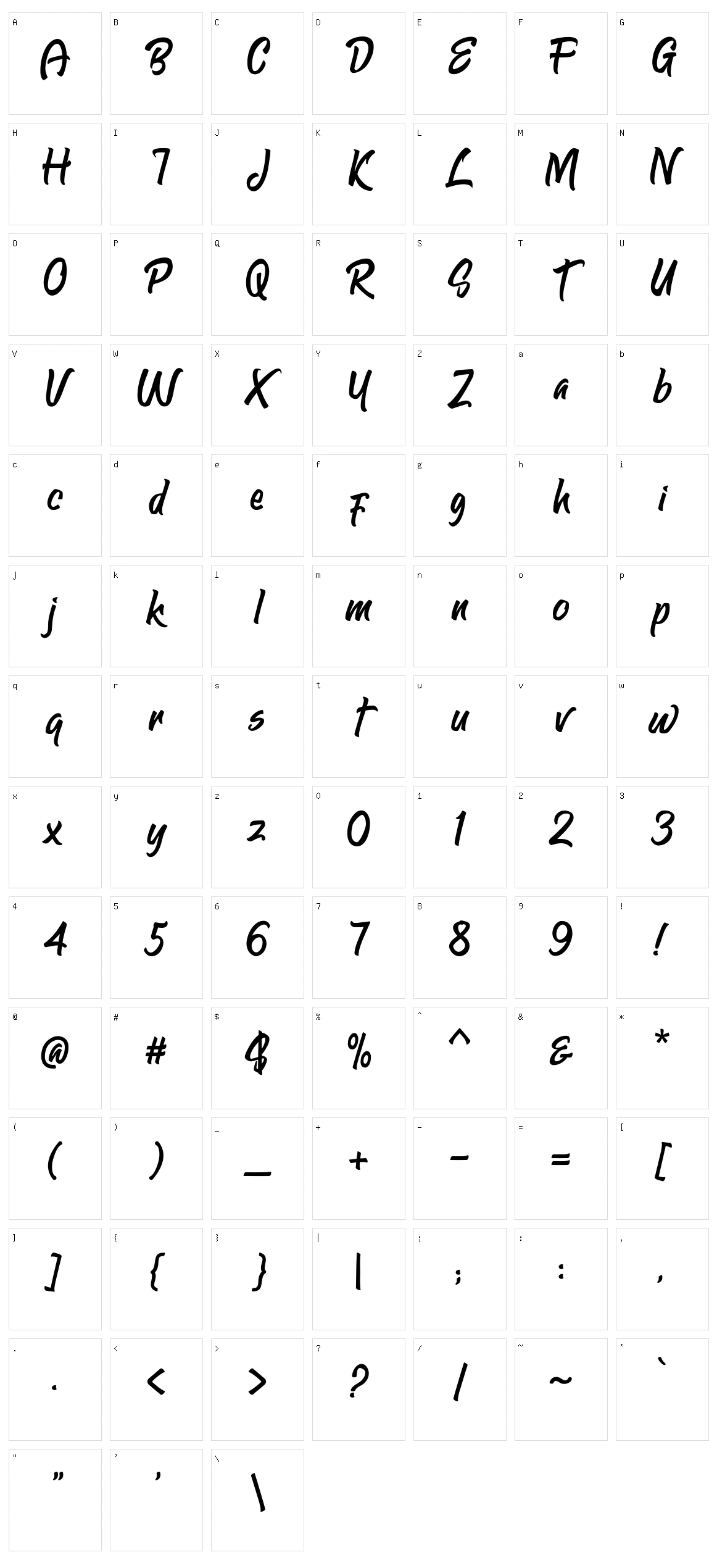 Stasiun Character Set
