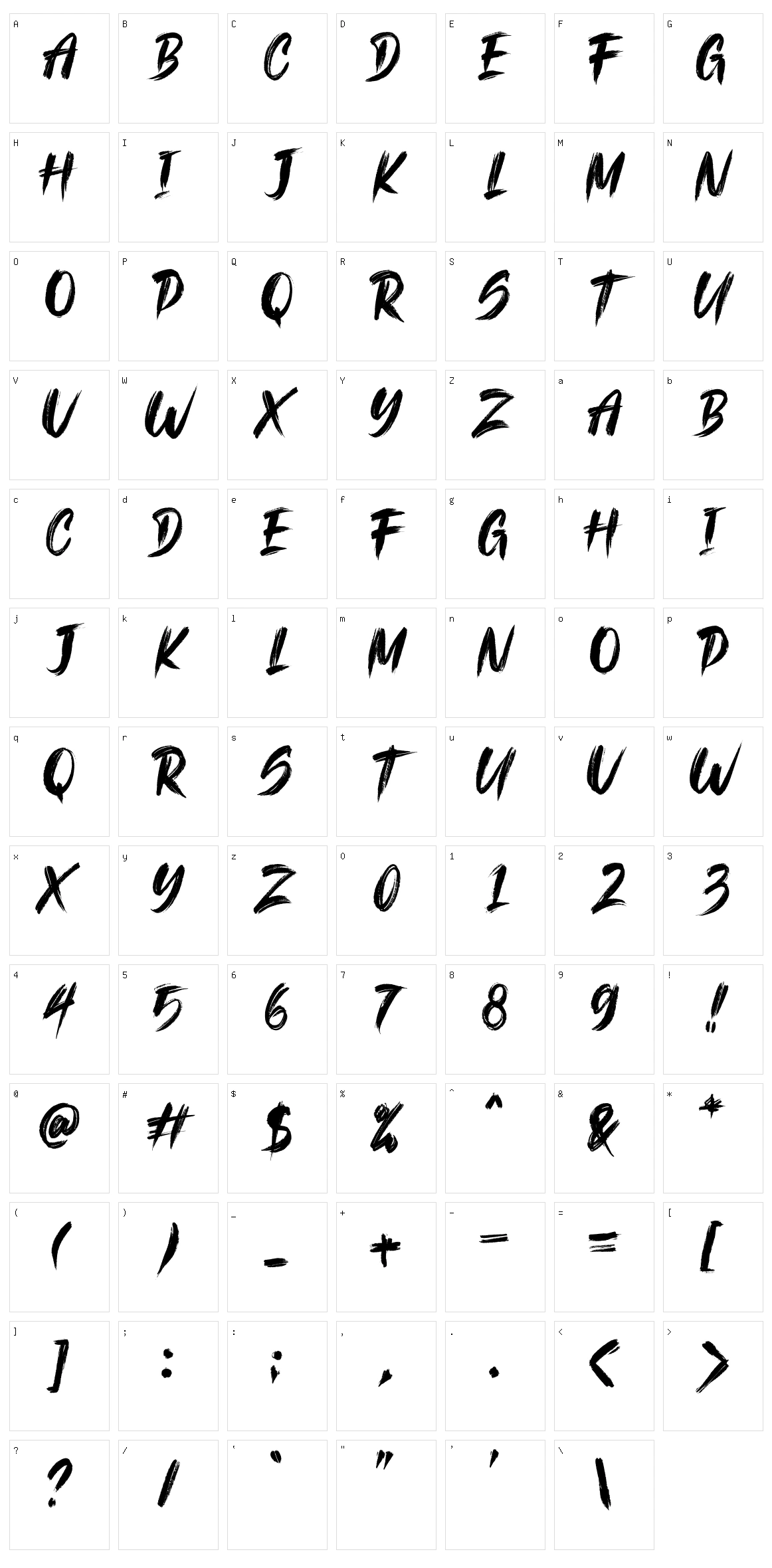 The Kallman Character Set