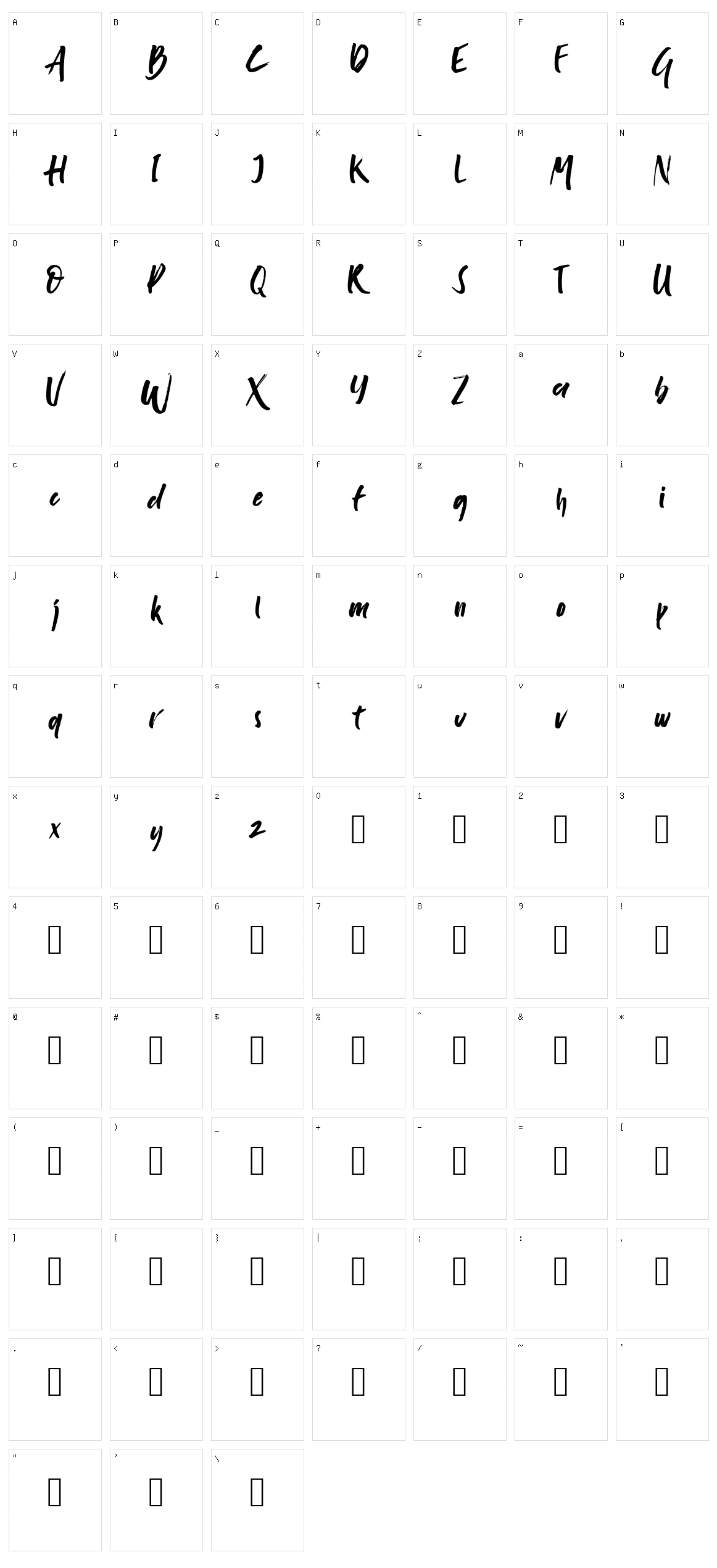 Santoryu Character Set