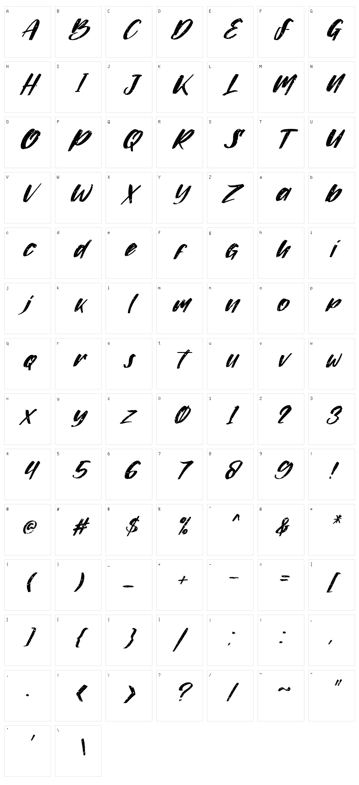 Livermore Character Set