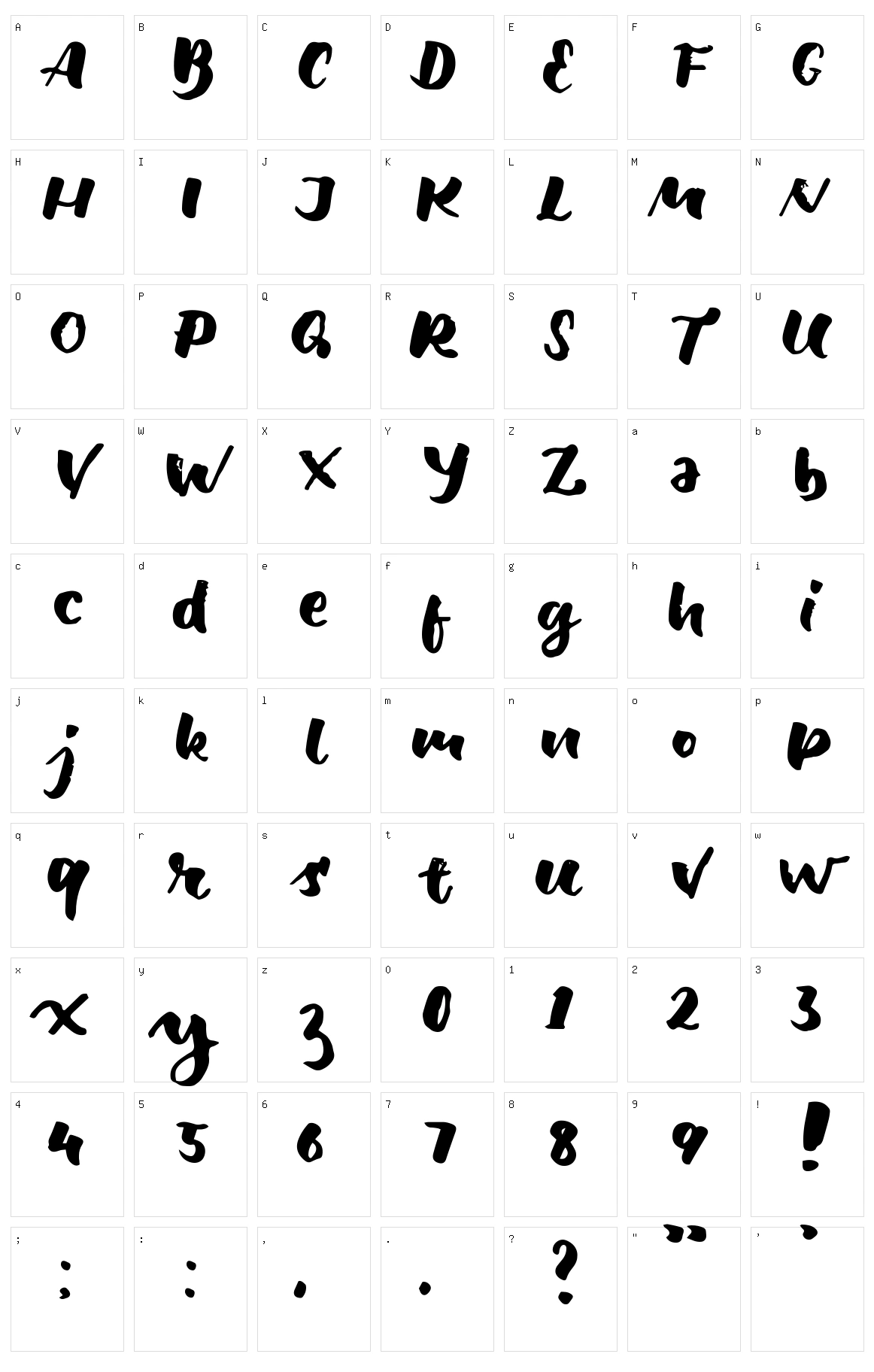 Balmonde Character Set