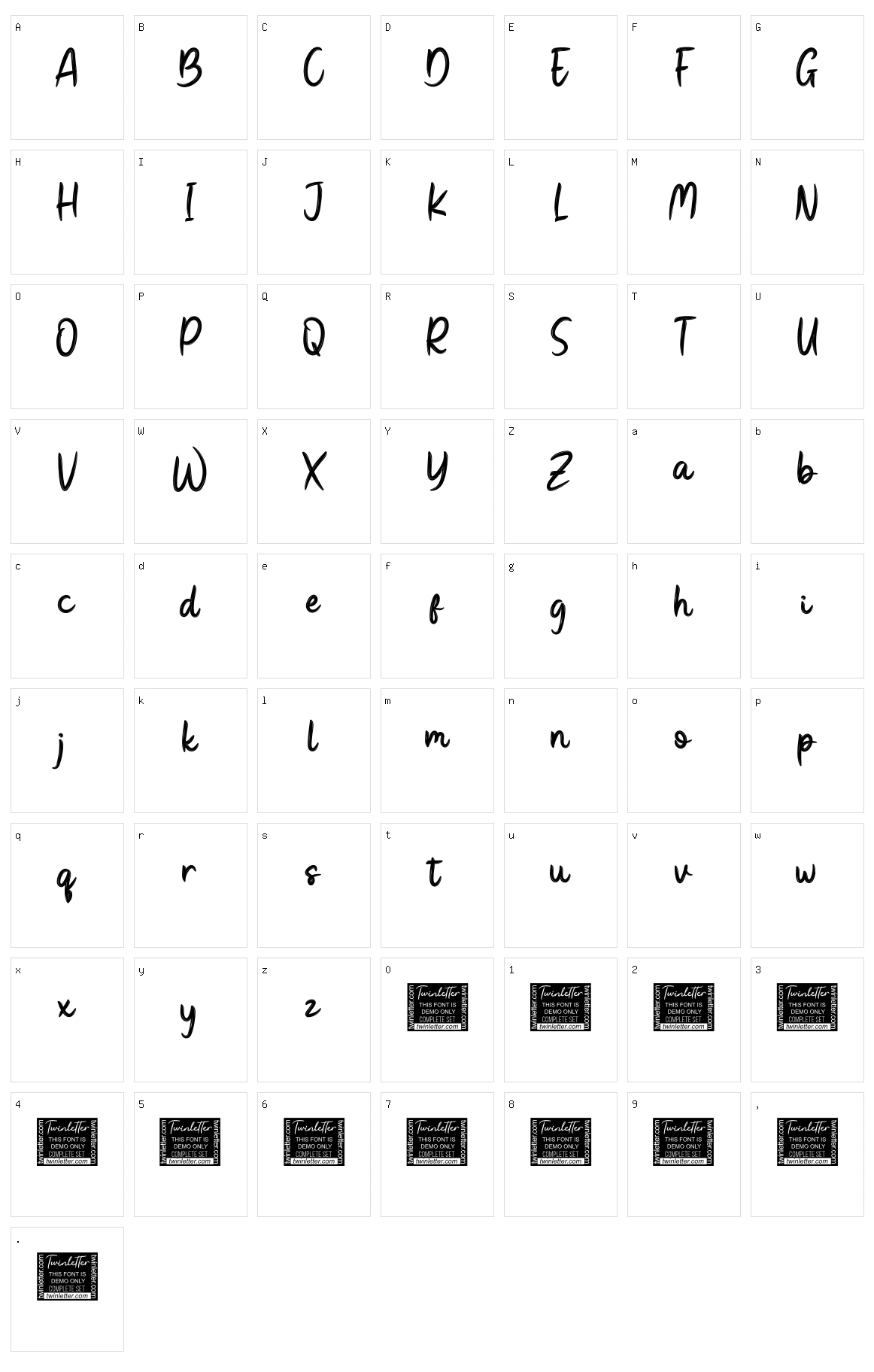 History Character Set