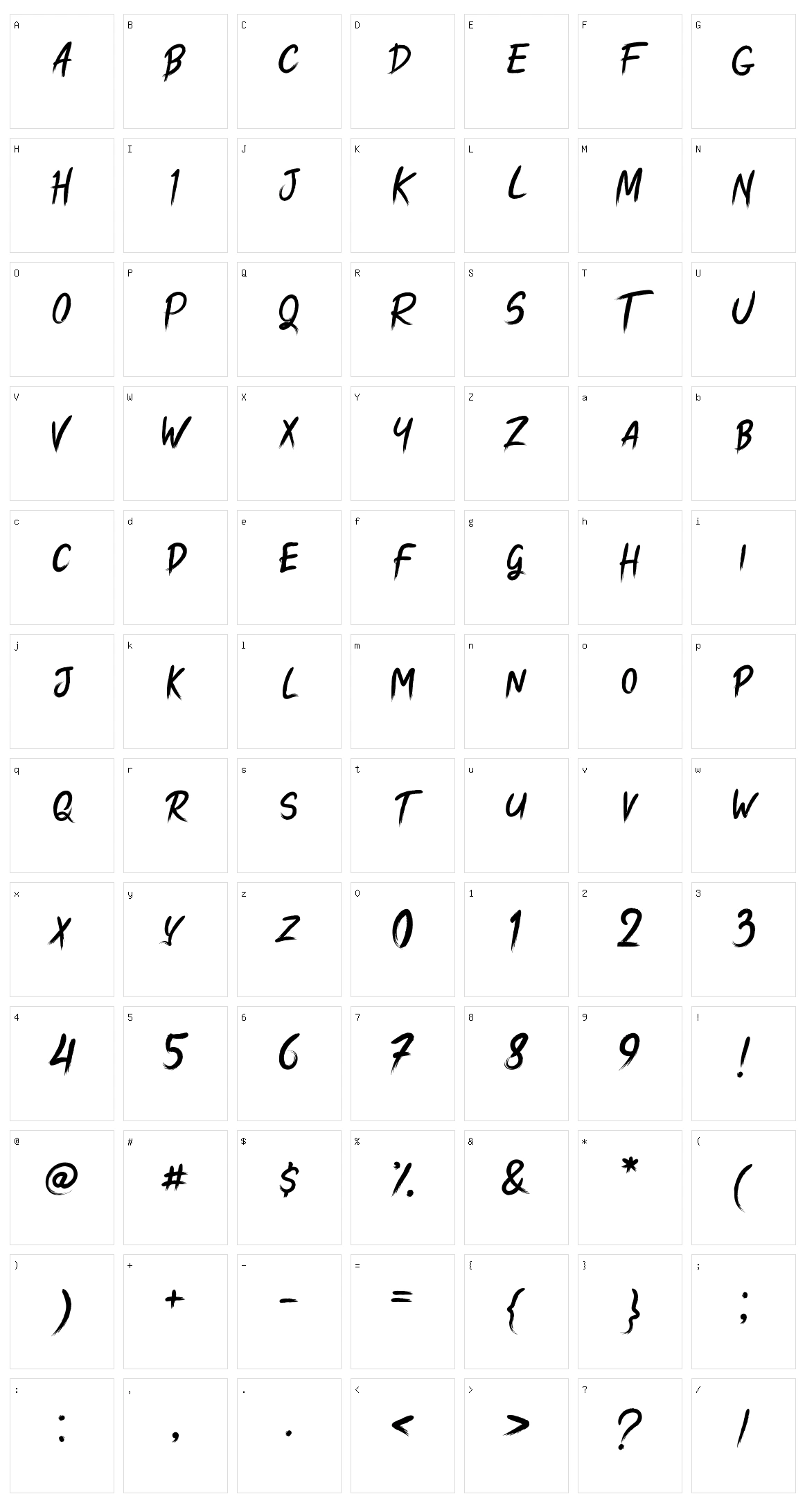 Royal Kingsman Character Set