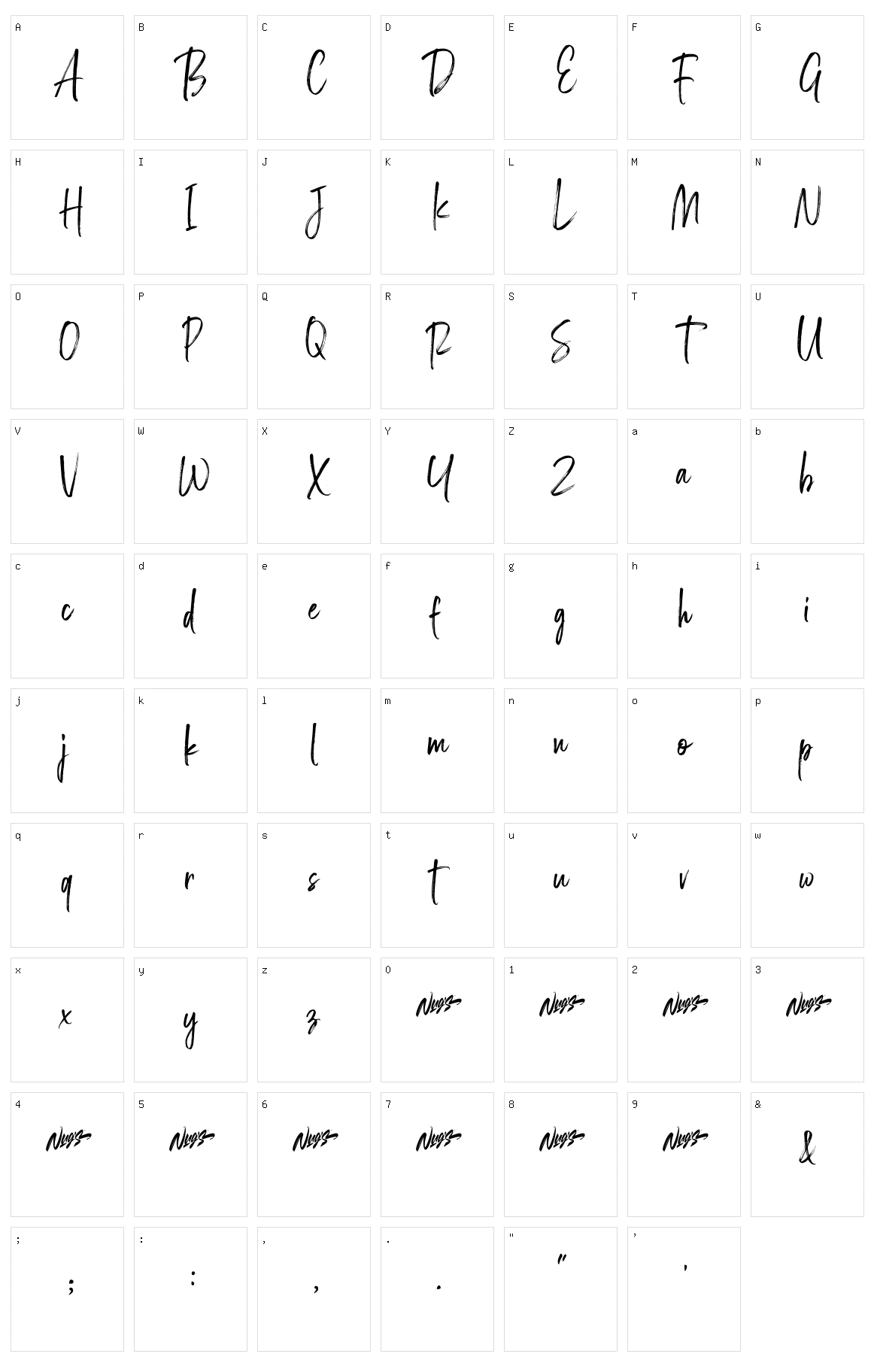 Ramshackle Character Set