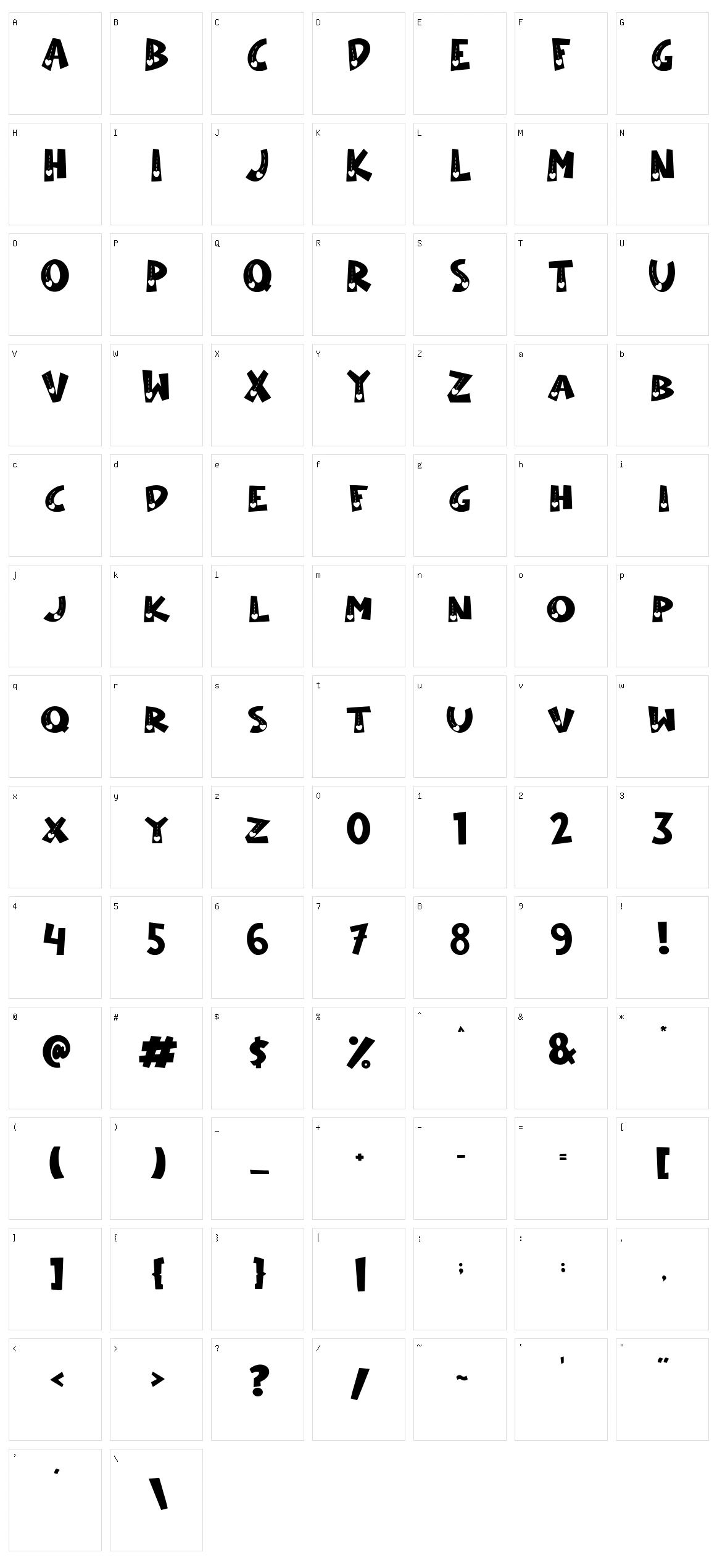 Love Live Character Set