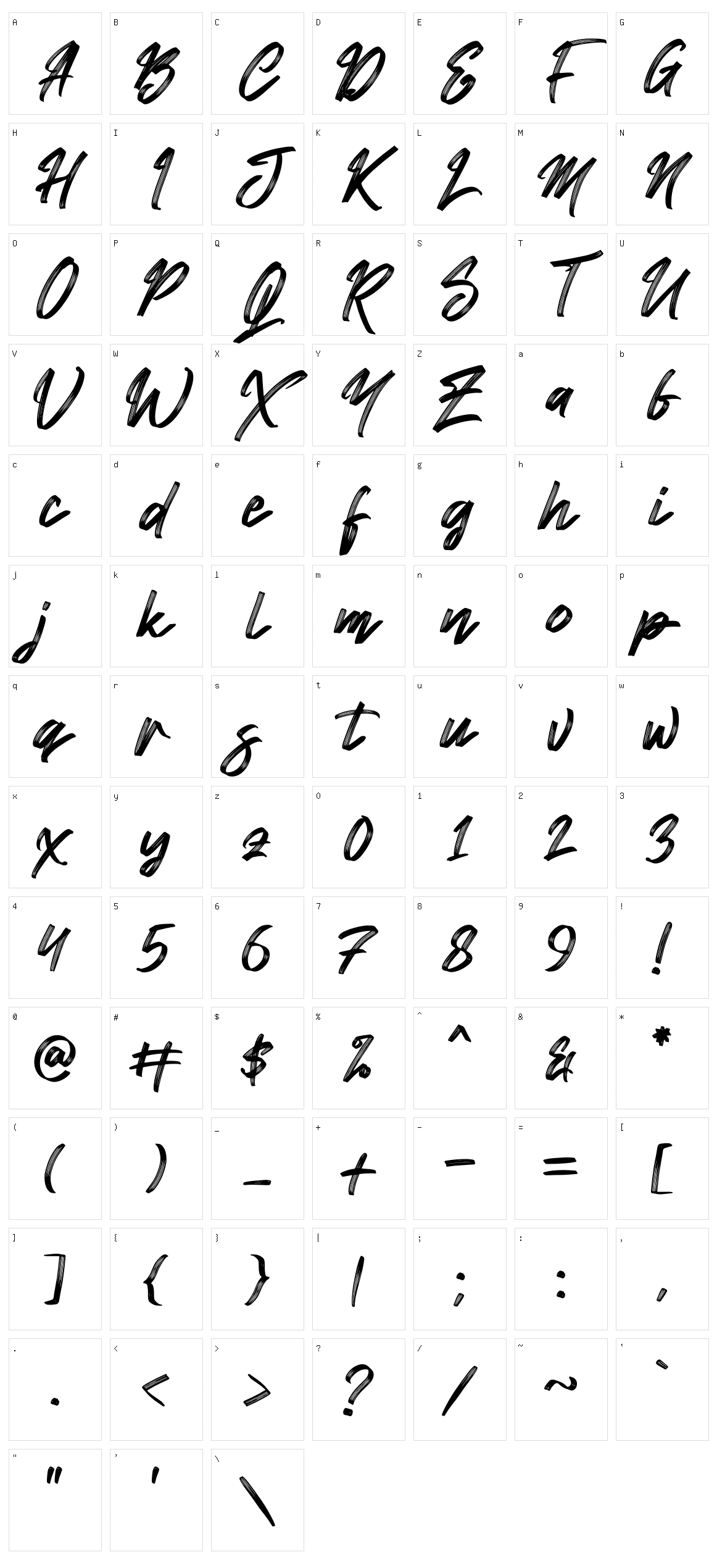 Namashte Character Set