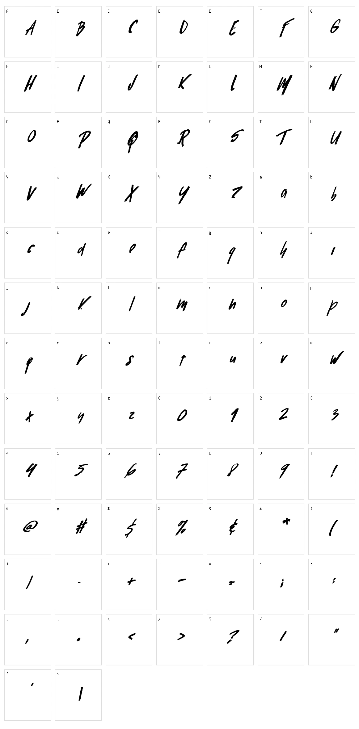 Brown Zombies Character Set