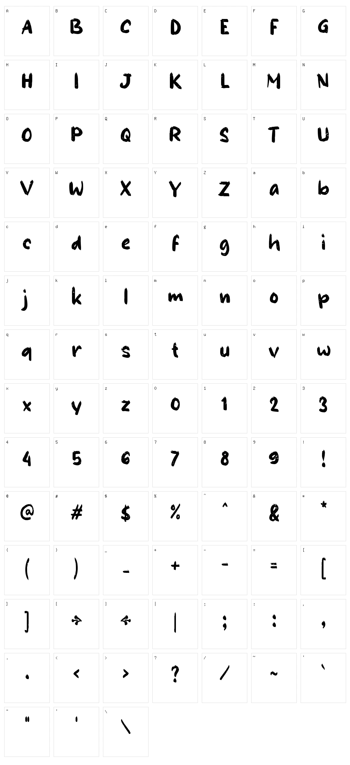 b Bee Pollen Character Set