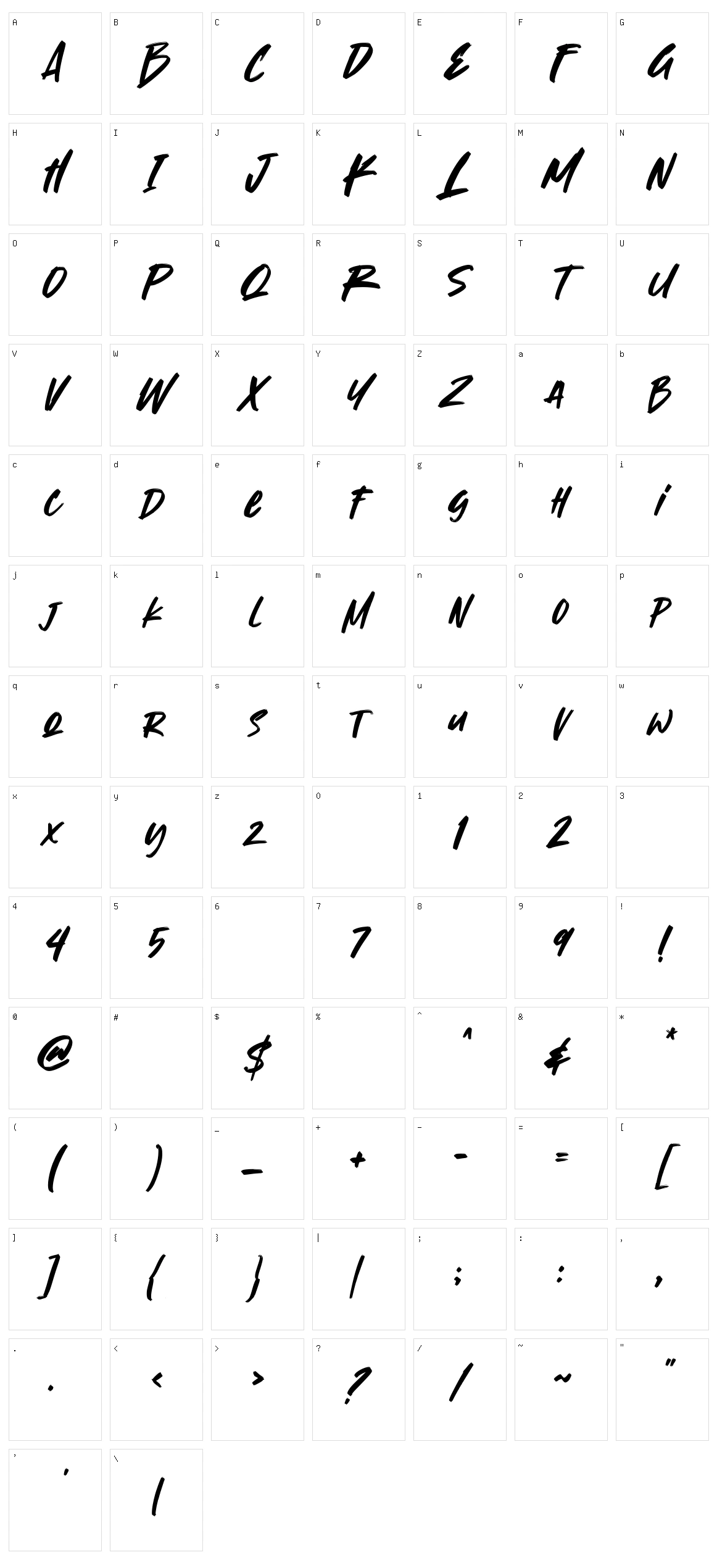 Sugarless Coffee Character Set