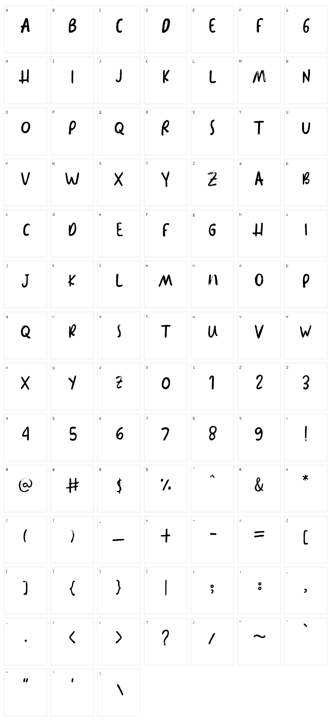 Explore Magic Character Set