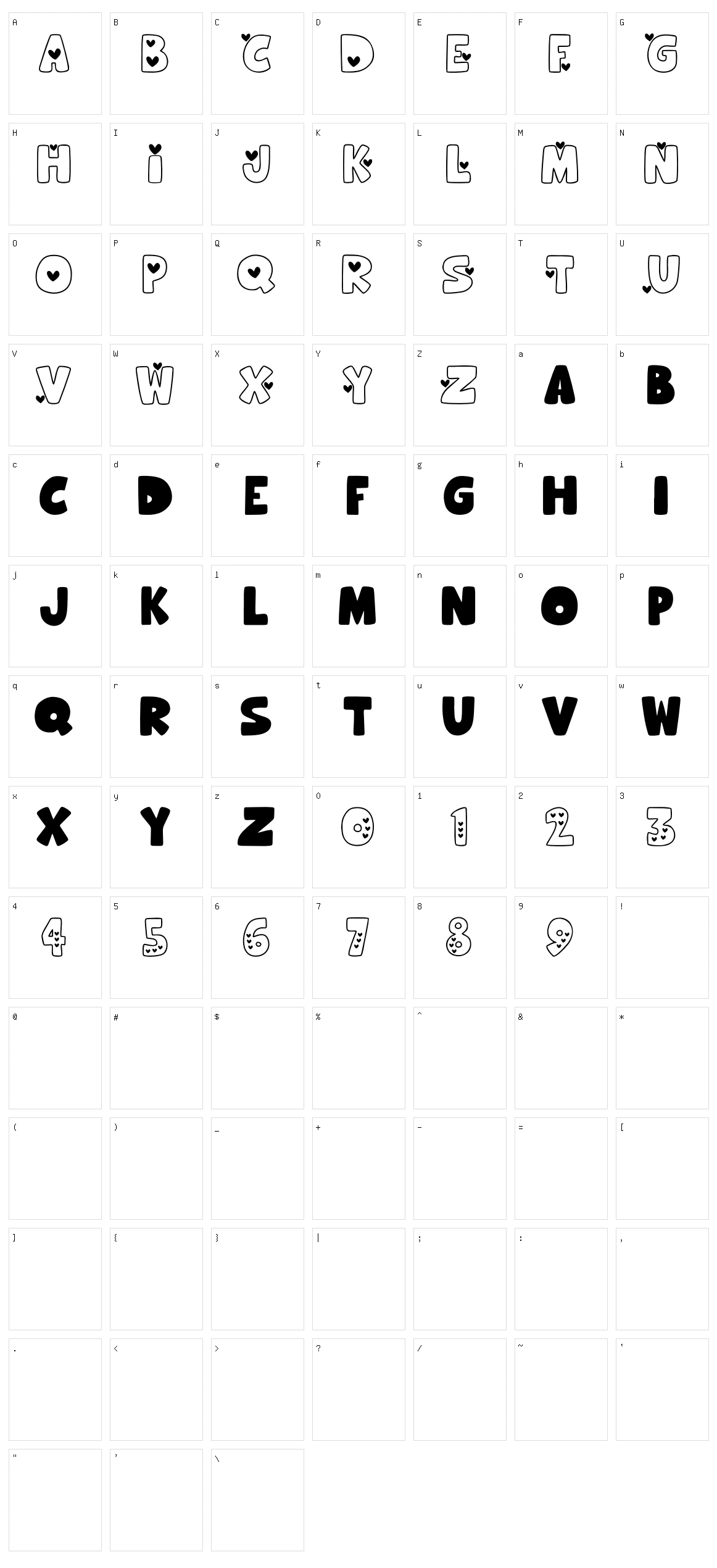 Hooman Love Character Set