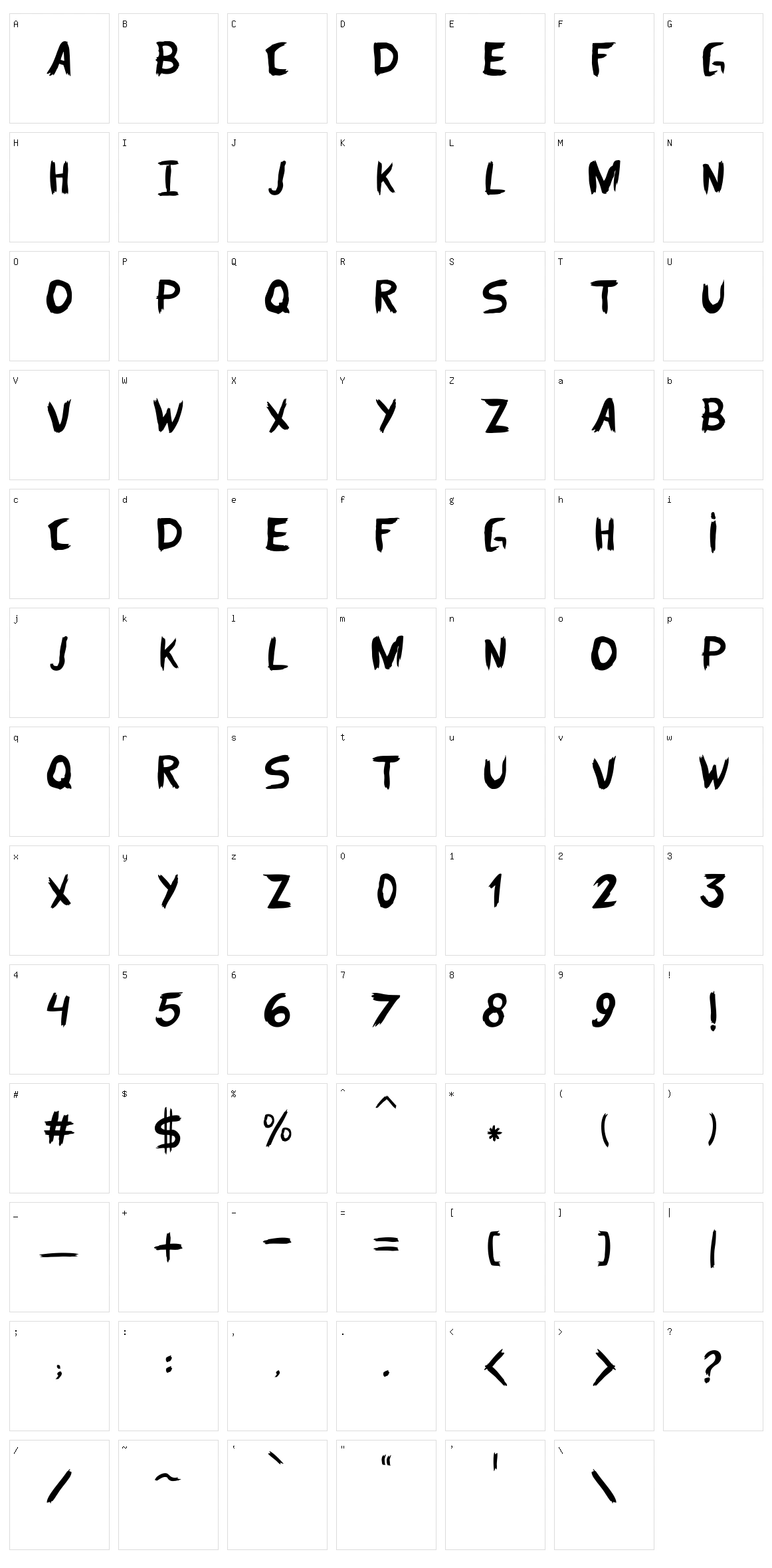 Dom Parquim Character Set